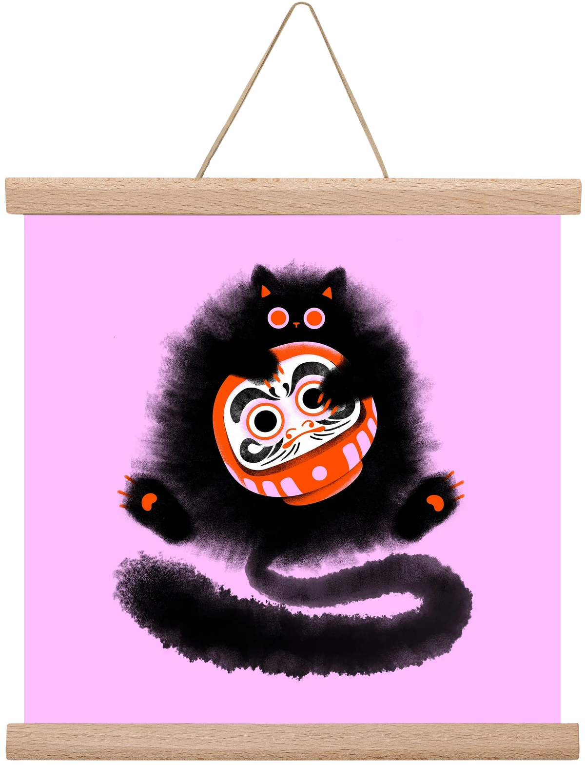 Daruma cat - artbridge