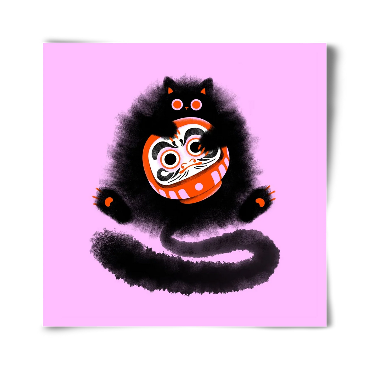 Daruma cat - artbridge