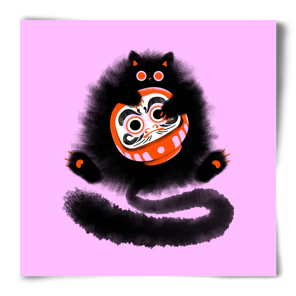 Daruma cat - artbridge
