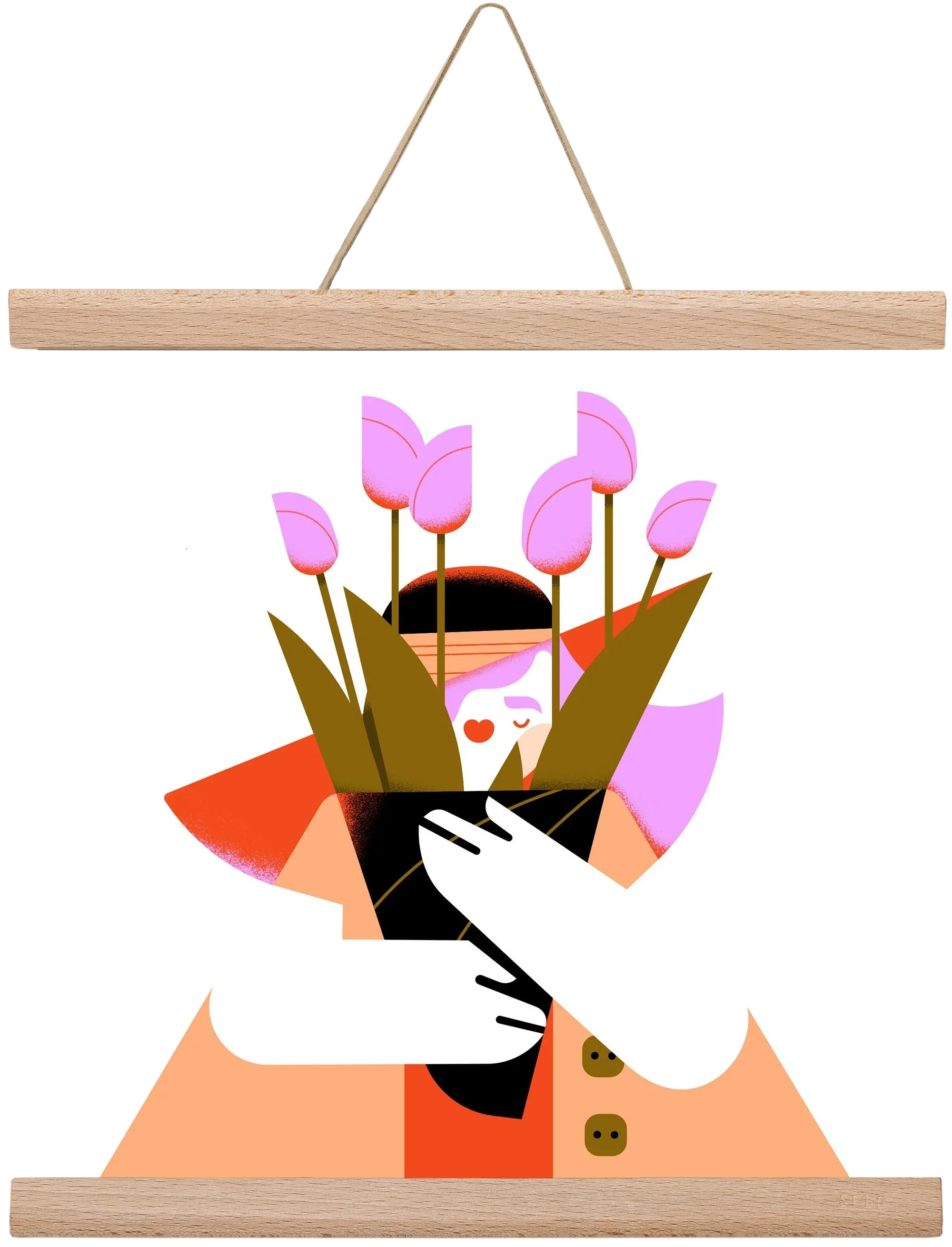 Tulip girl - artbridge