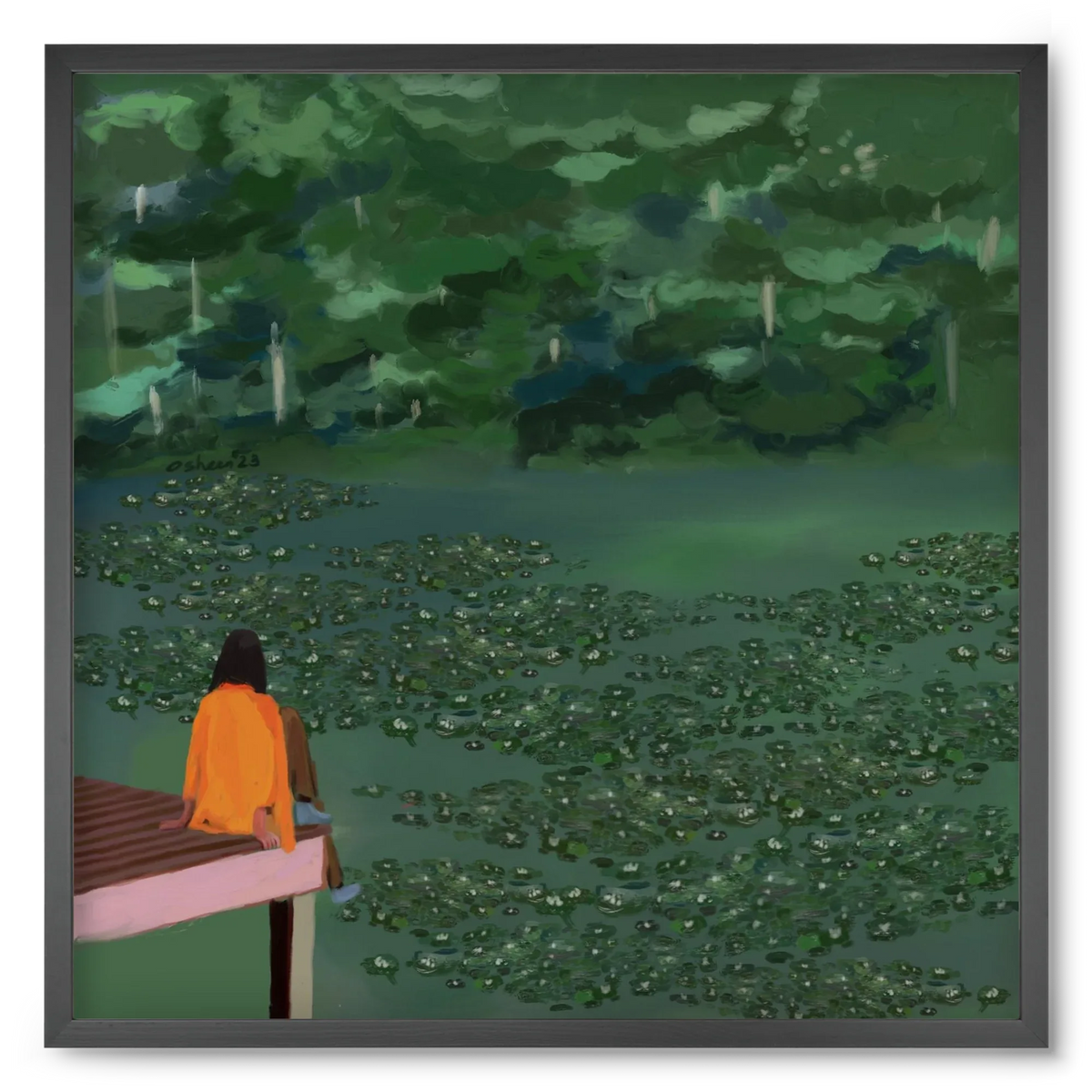 DAYDREAMING AT THE LAKE - artbridge