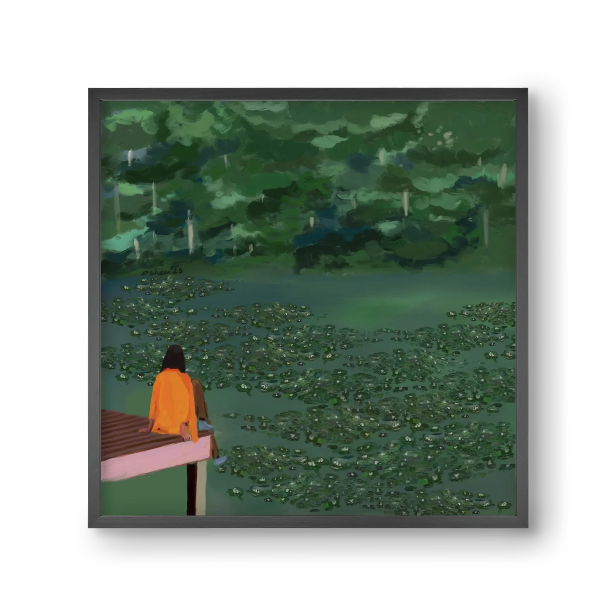 DAYDREAMING AT THE LAKE - artbridge