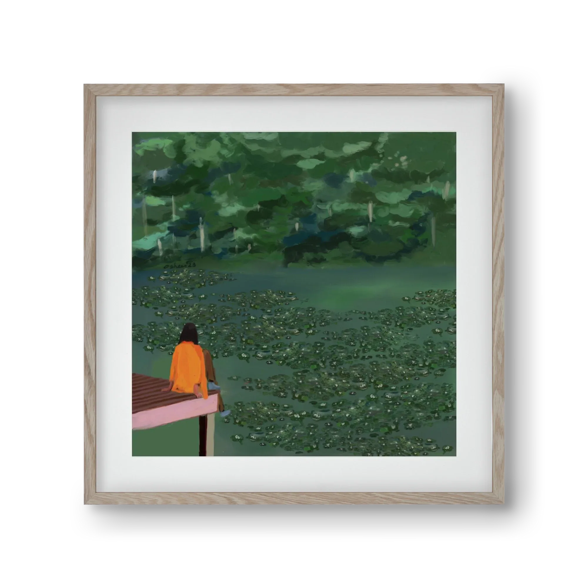DAYDREAMING AT THE LAKE - artbridge