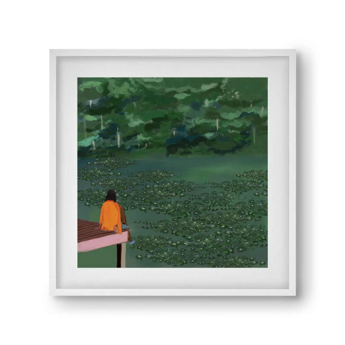 DAYDREAMING AT THE LAKE - artbridge