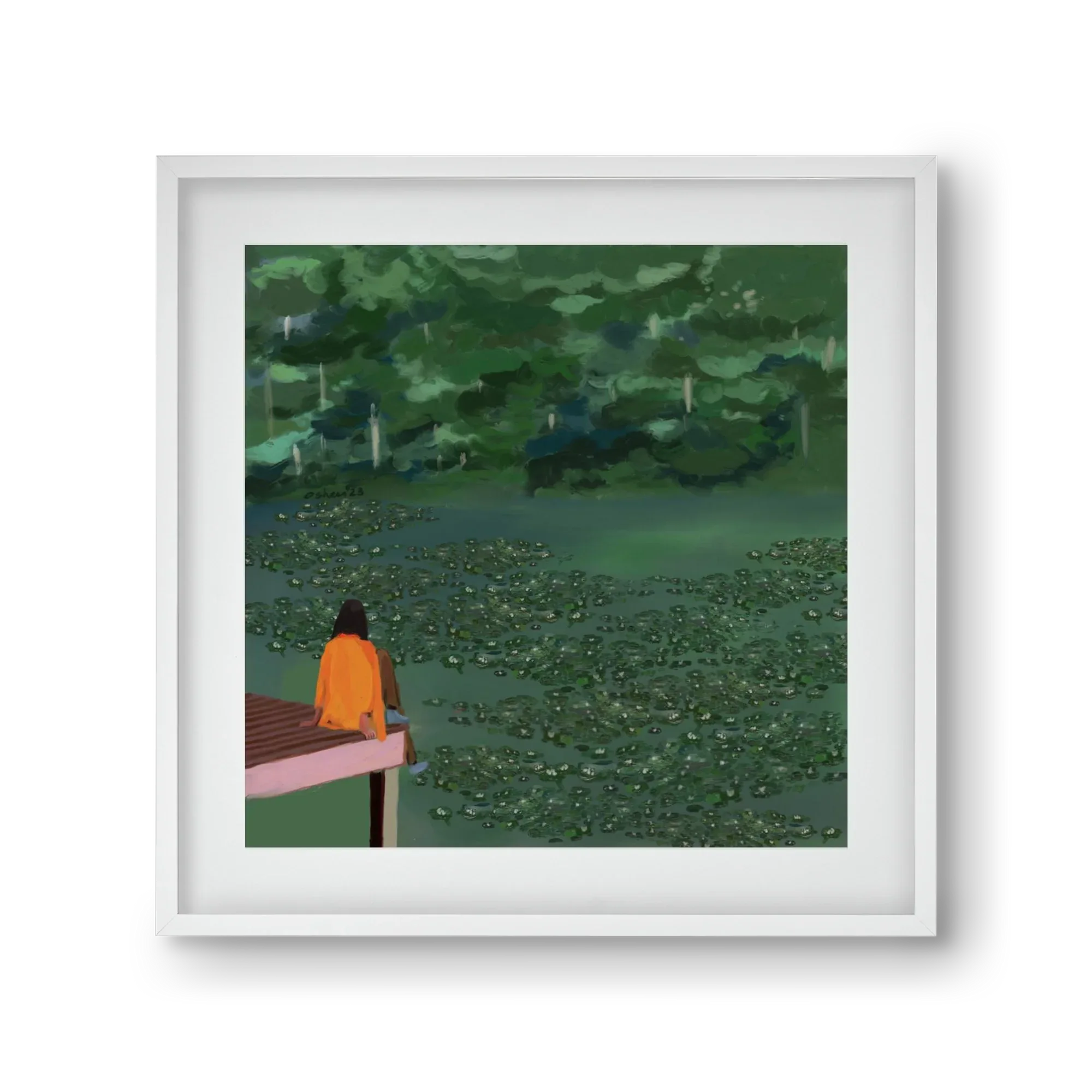 DAYDREAMING AT THE LAKE - artbridge