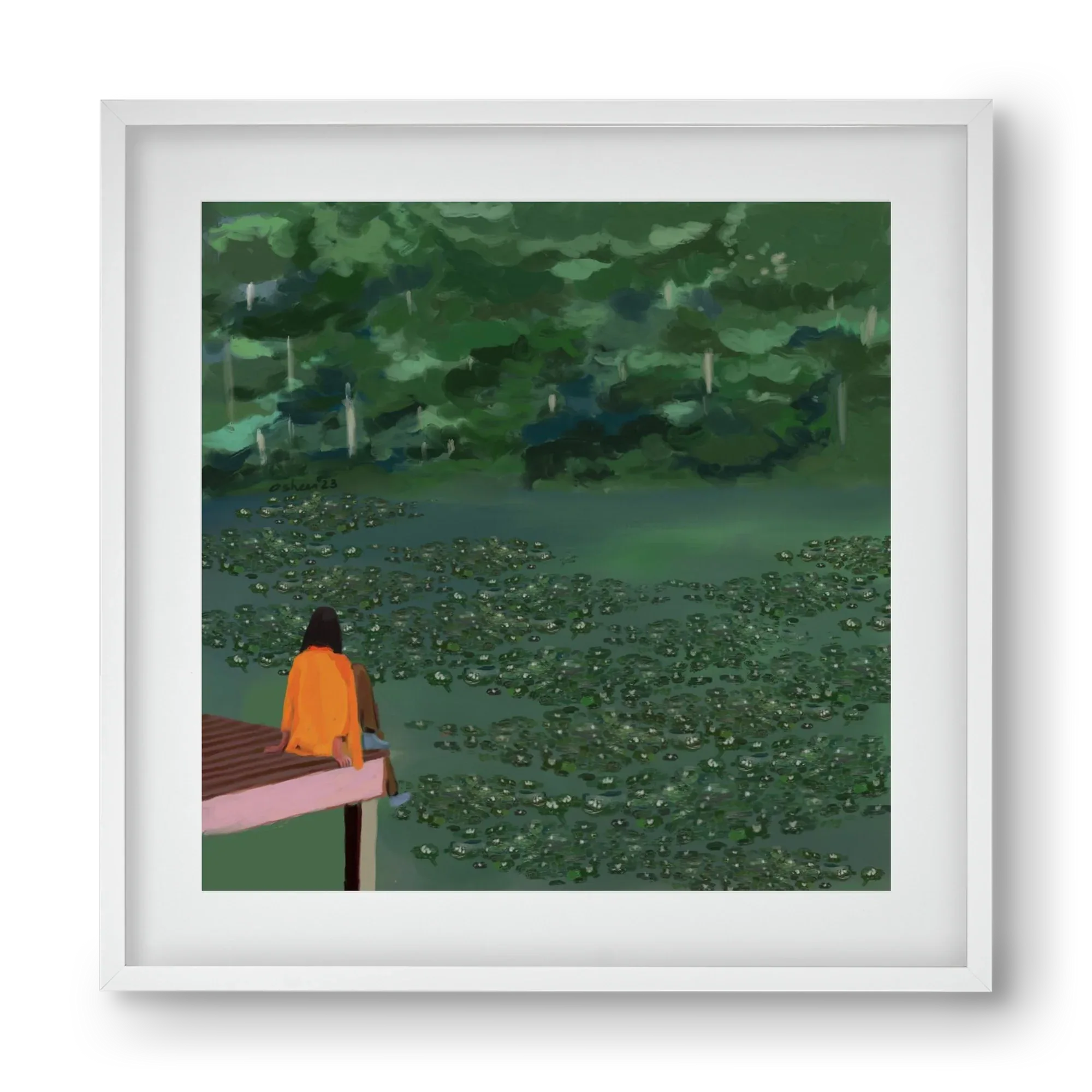 DAYDREAMING AT THE LAKE - artbridge