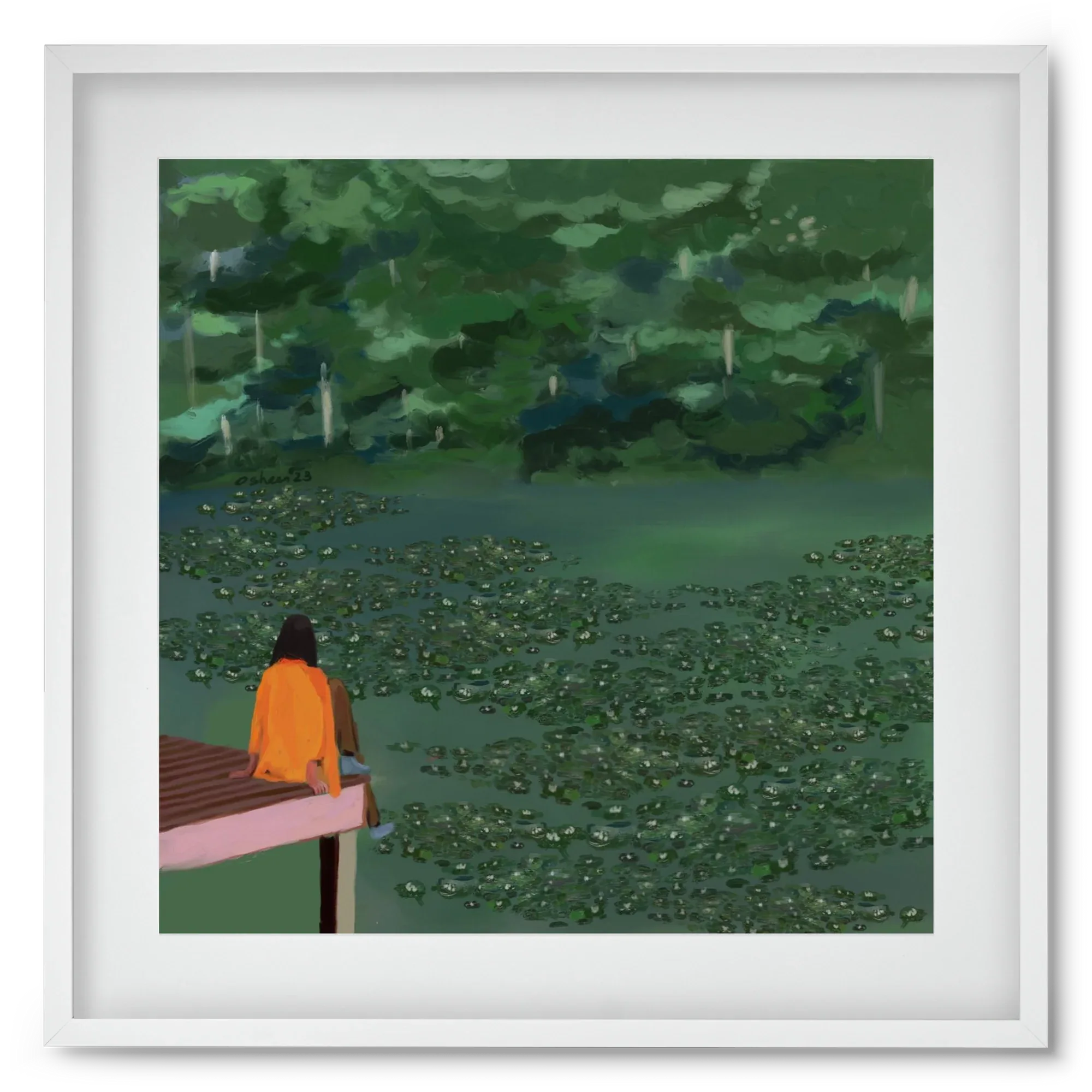 DAYDREAMING AT THE LAKE - artbridge