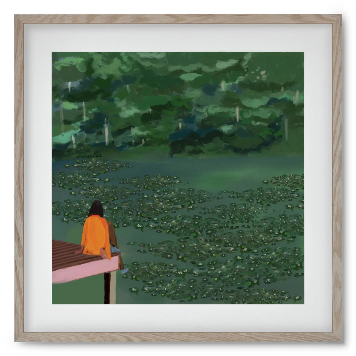 DAYDREAMING AT THE LAKE - artbridge