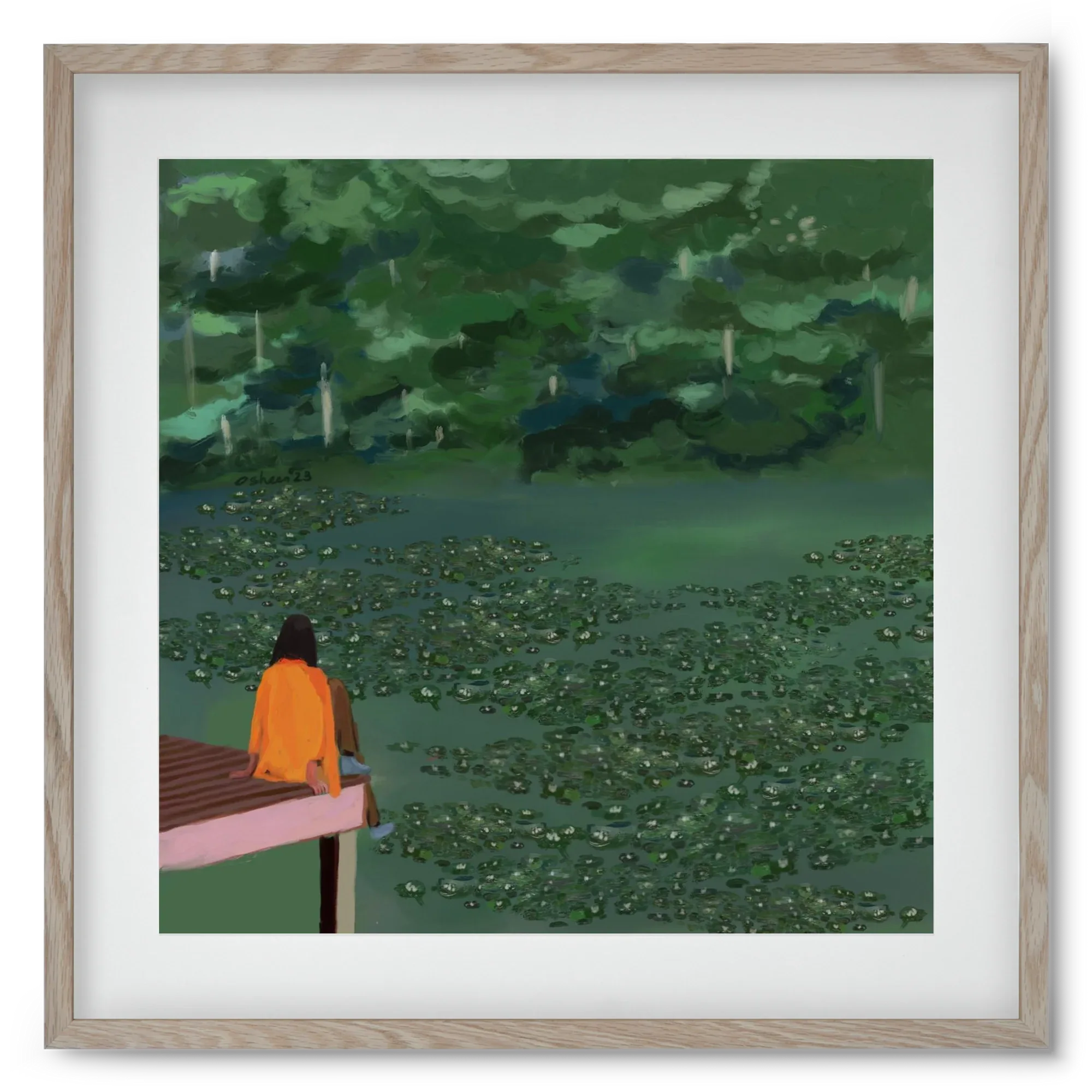 DAYDREAMING AT THE LAKE - artbridge