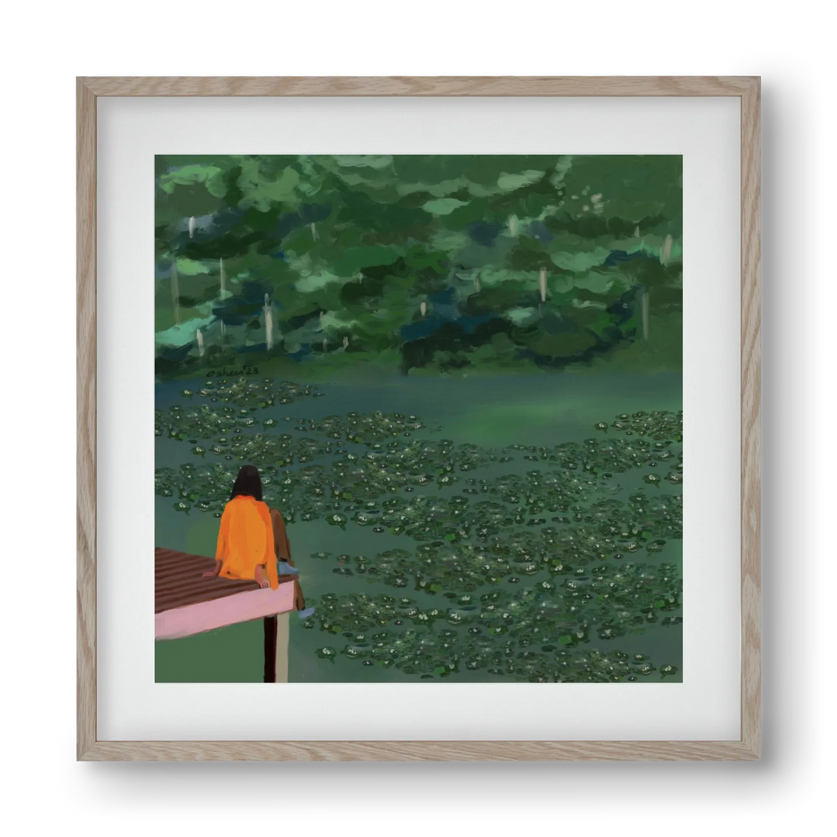 DAYDREAMING AT THE LAKE - artbridge