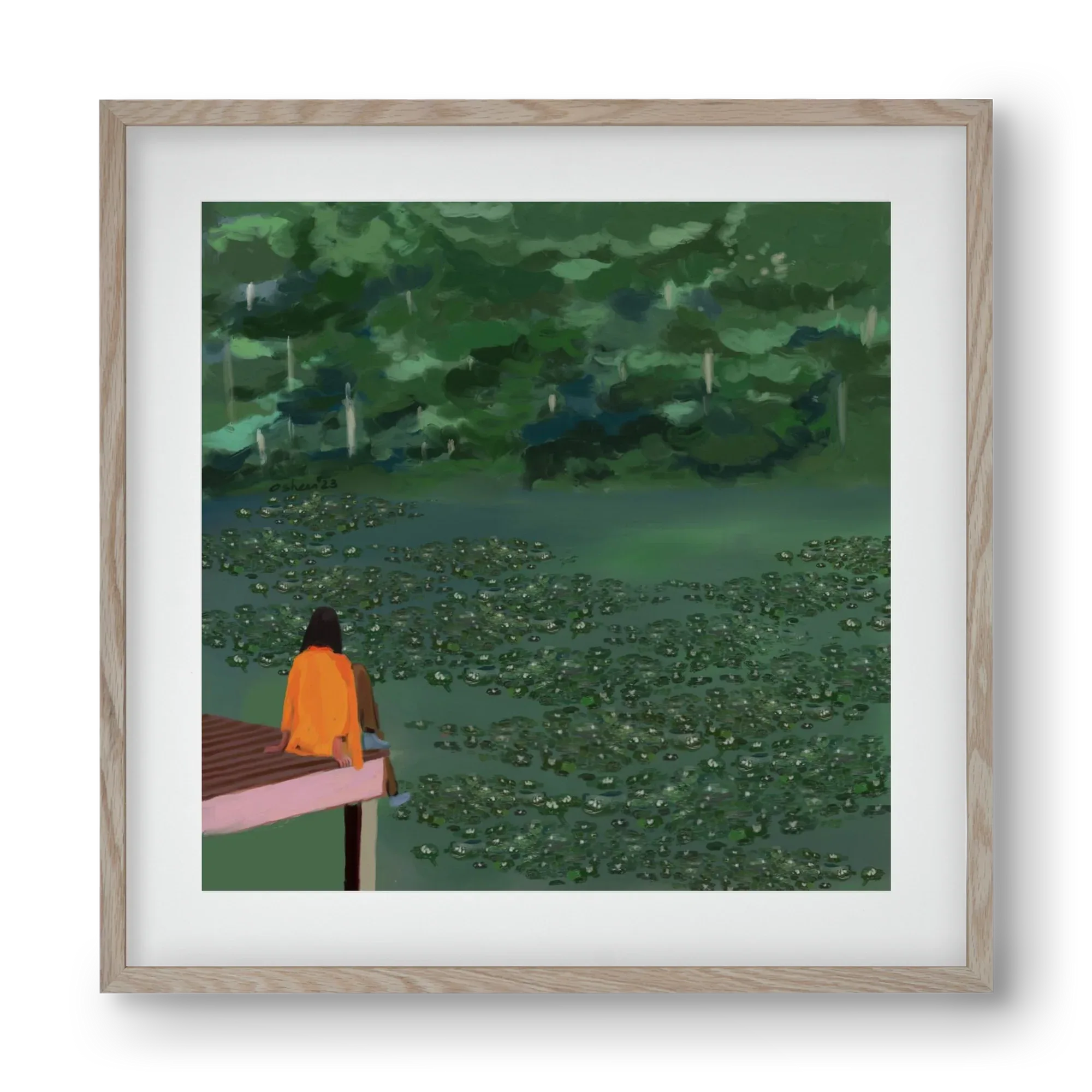 DAYDREAMING AT THE LAKE - artbridge