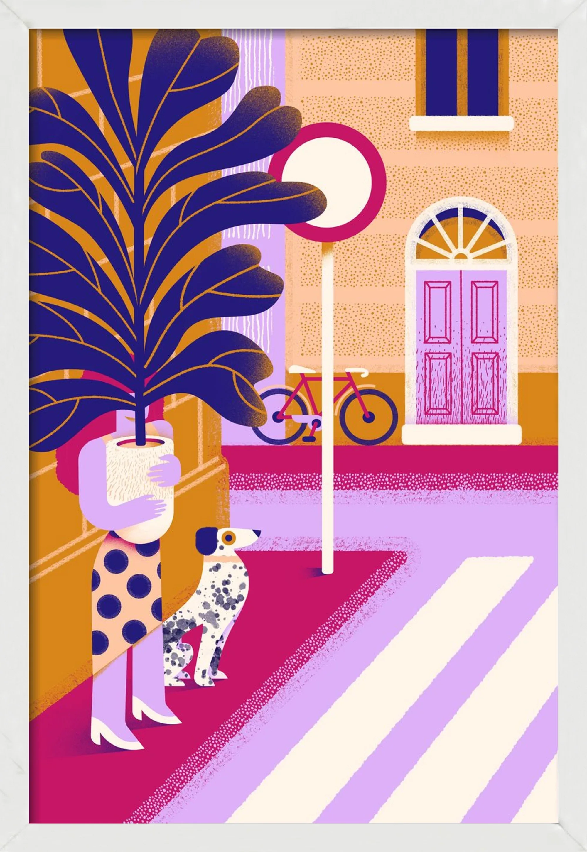 Plantmom and a dalmatian - artbridge