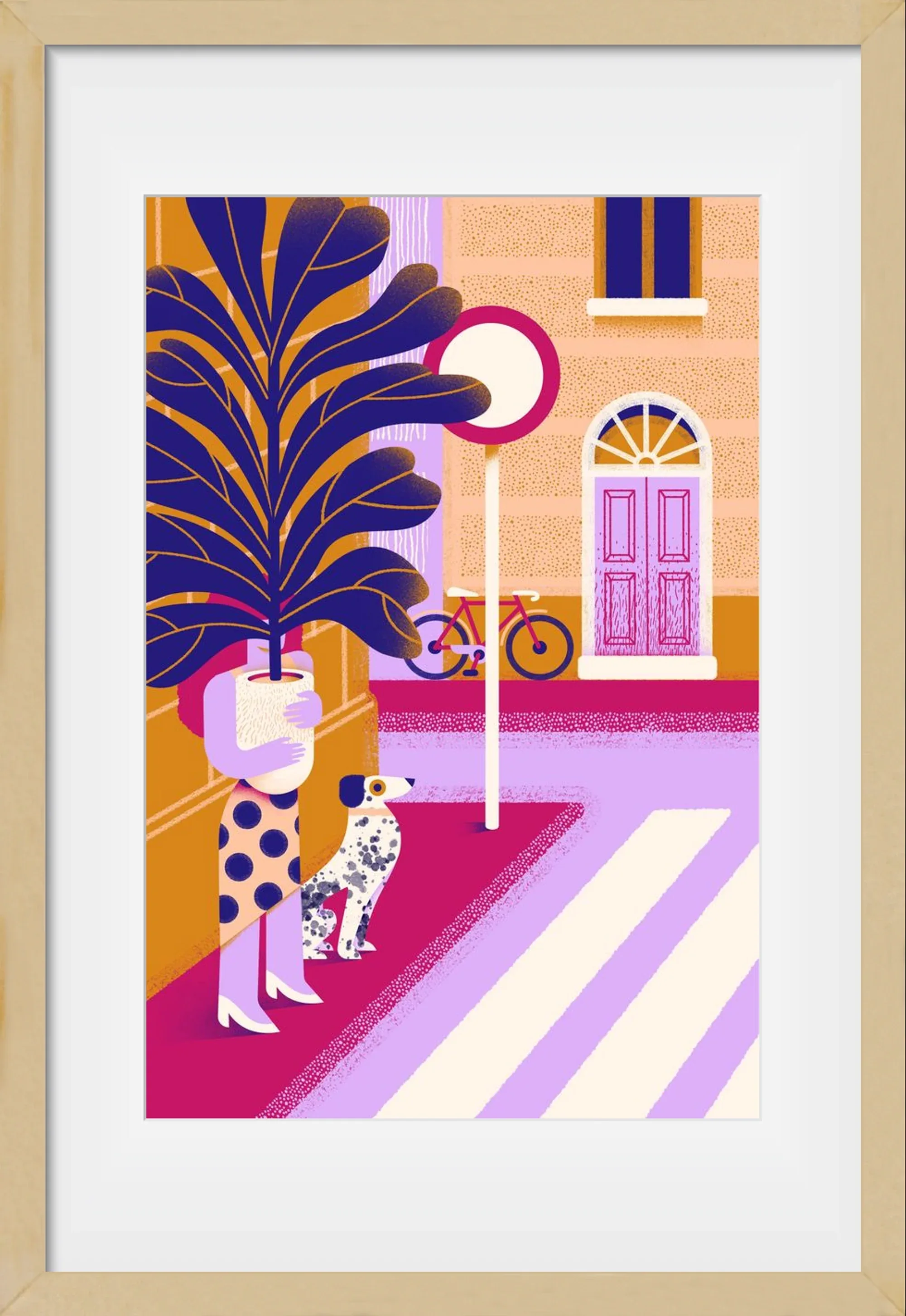 Plantmom and a dalmatian - artbridge