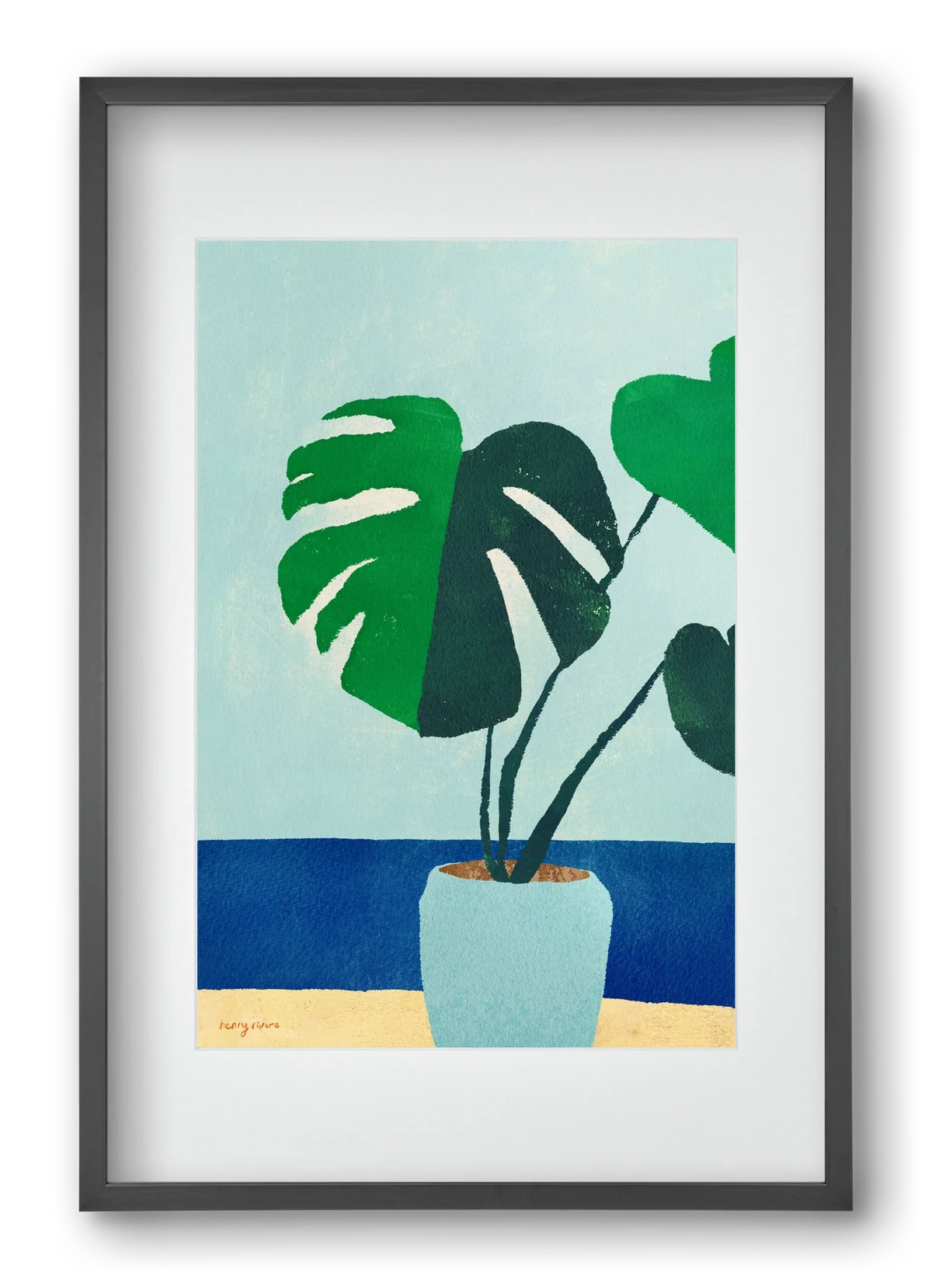 Monstera blues - artbridge