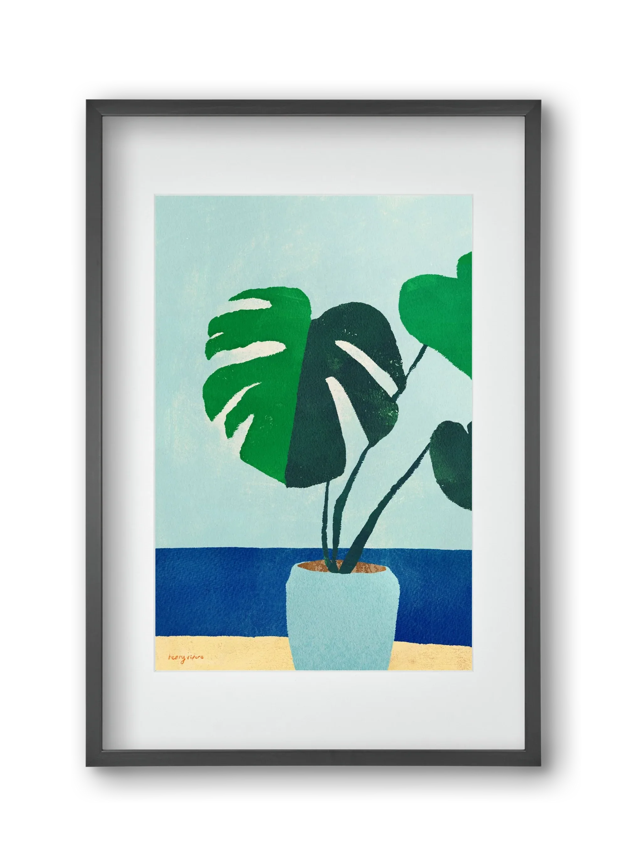 Monstera blues - artbridge