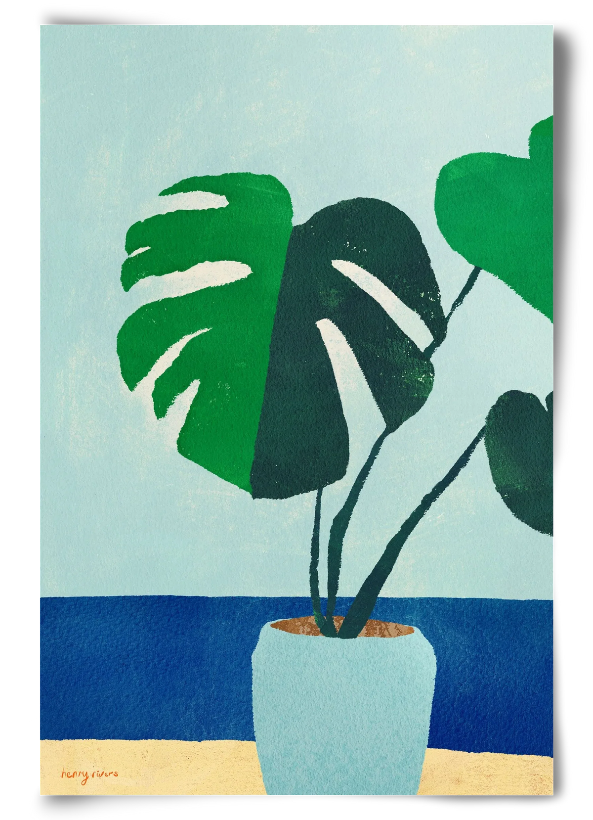 Monstera blues - artbridge