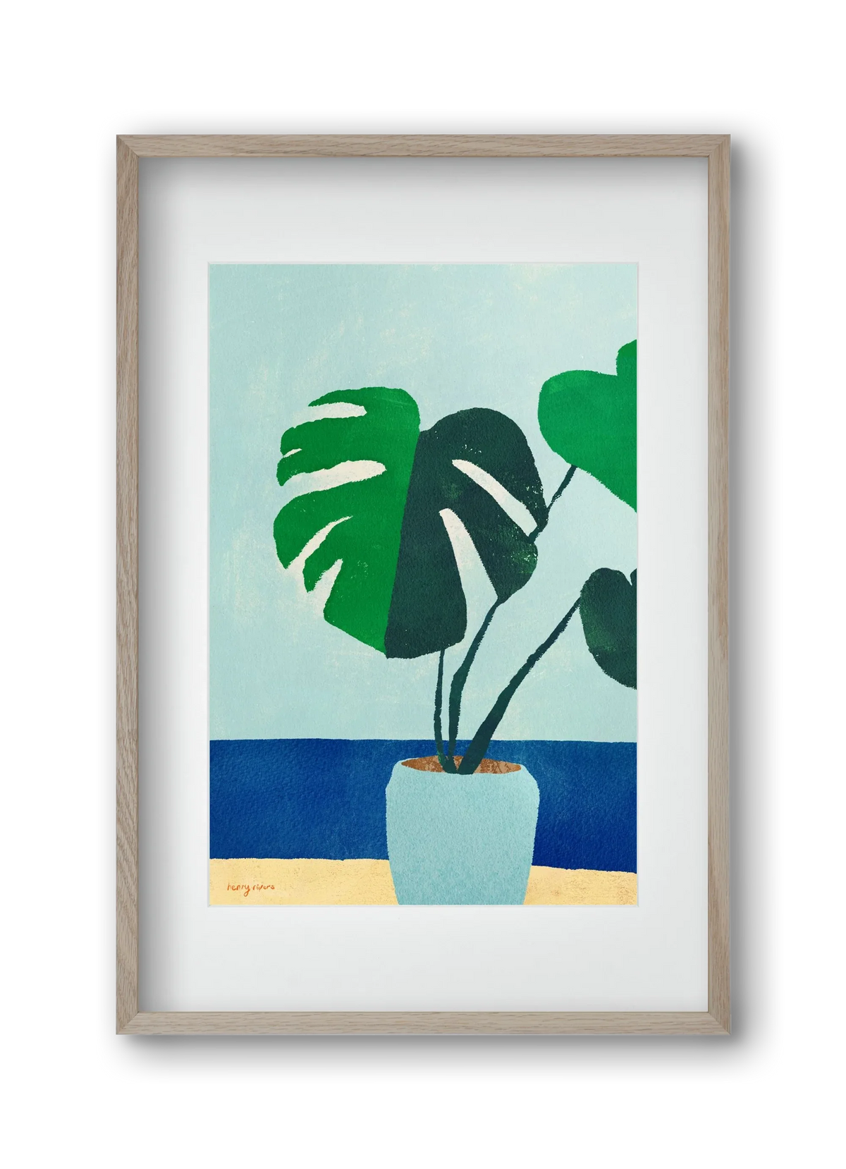 Monstera blues - artbridge