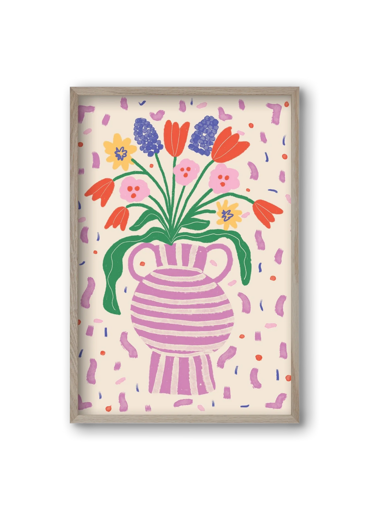 flowers in a vase - artbridge