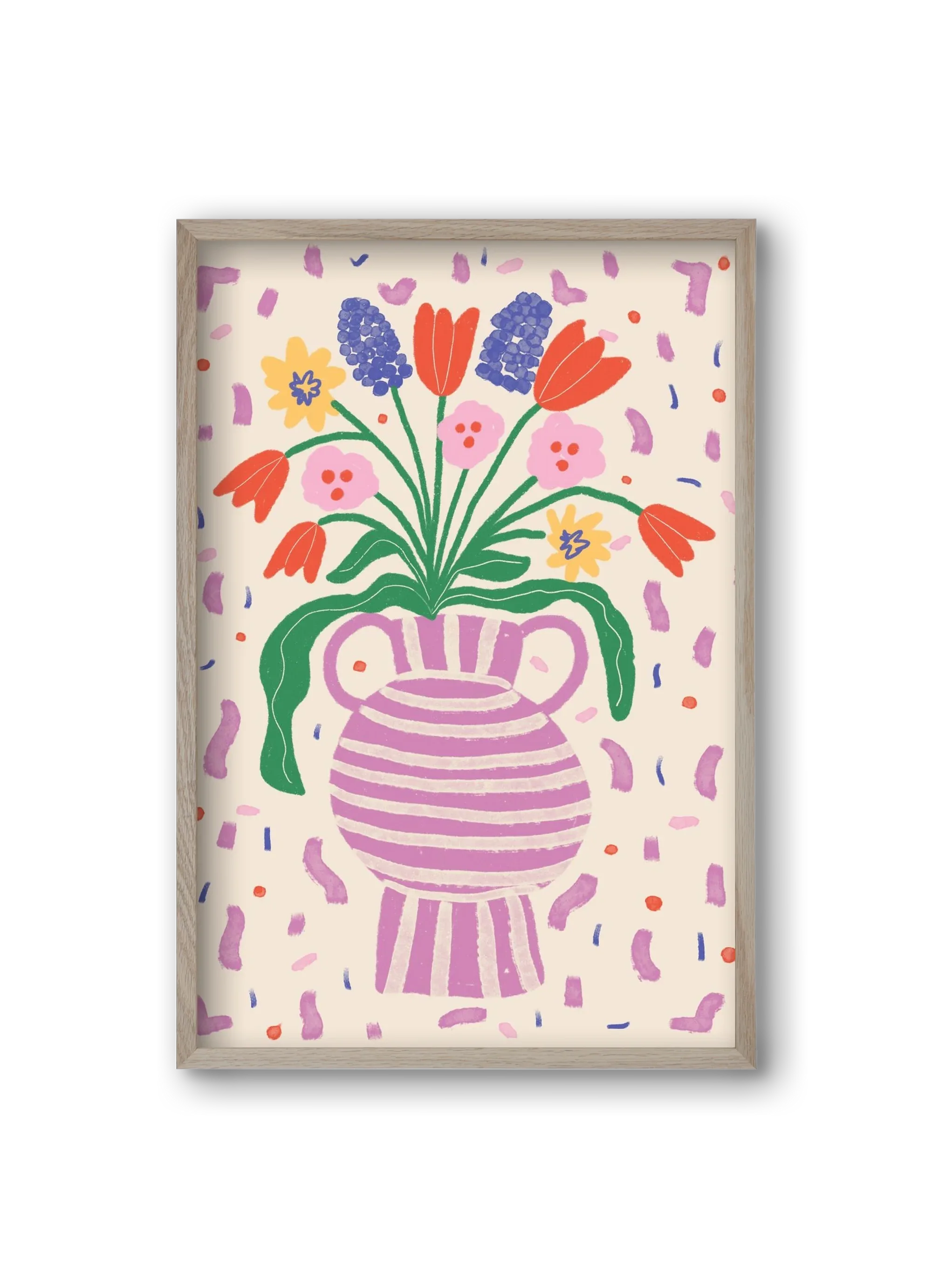 flowers in a vase - artbridge