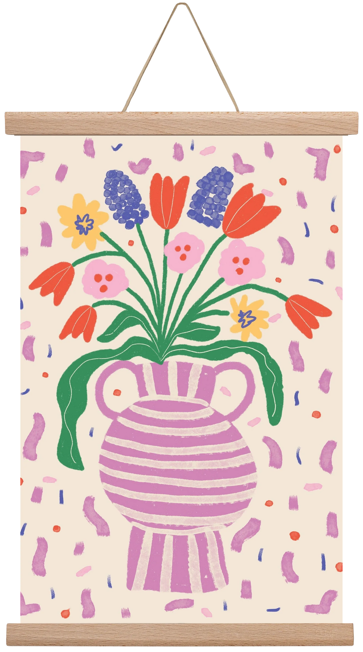 flowers in a vase - artbridge