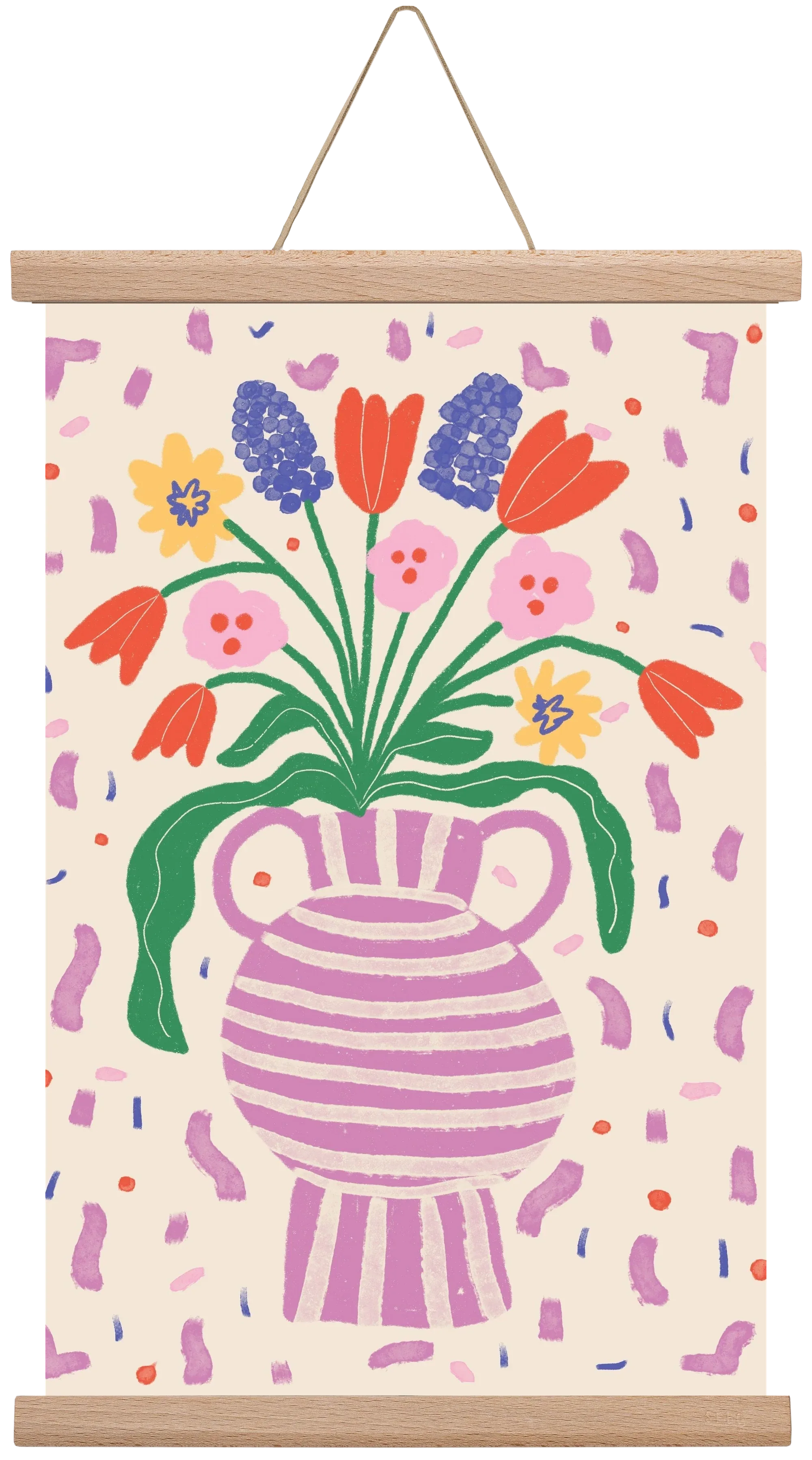 flowers in a vase - artbridge