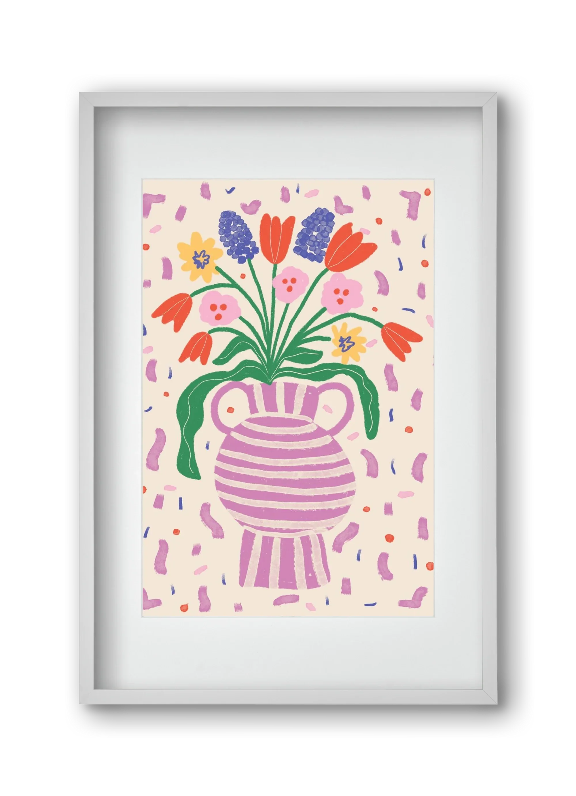 flowers in a vase - artbridge