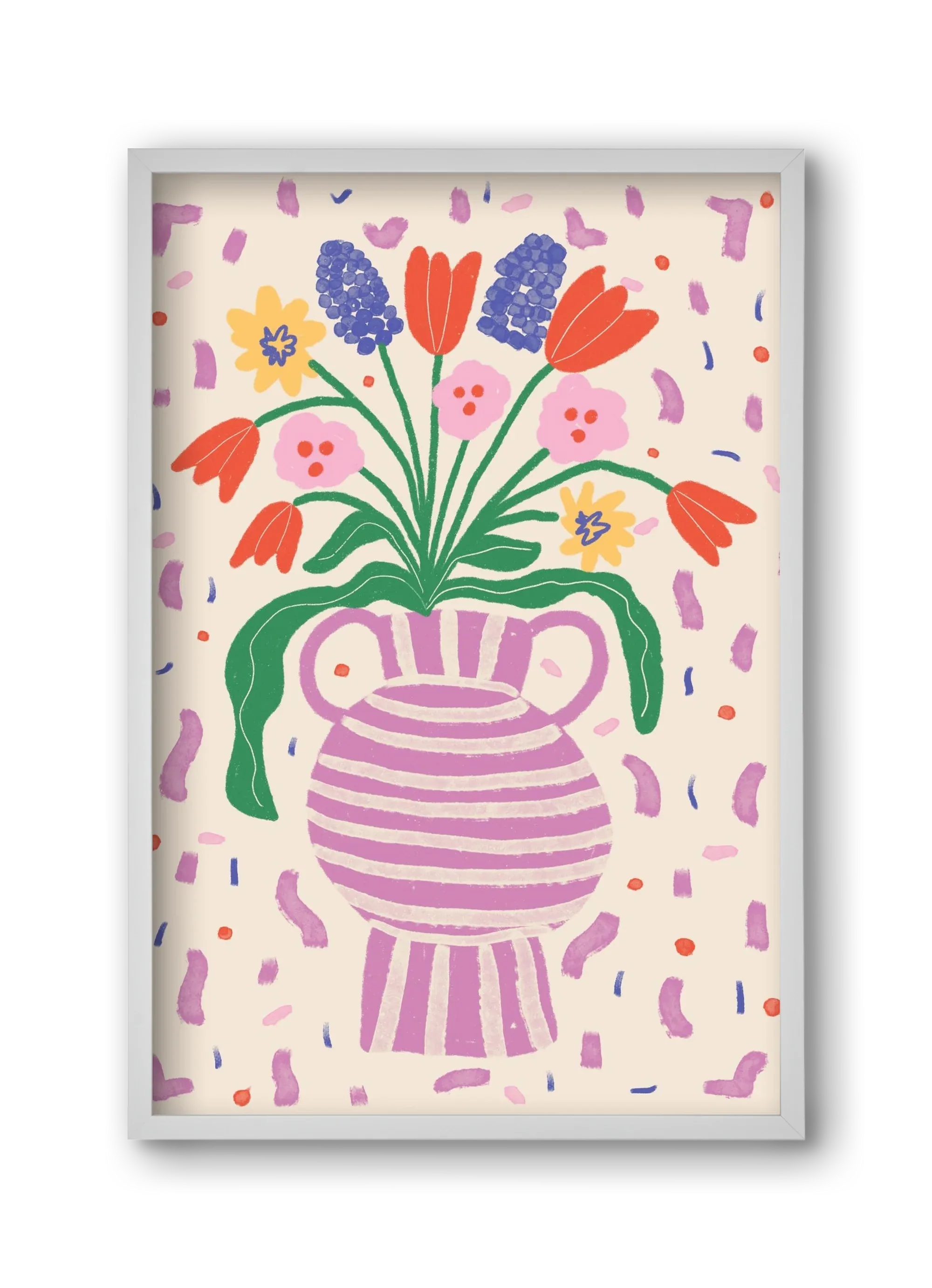 flowers in a vase - artbridge