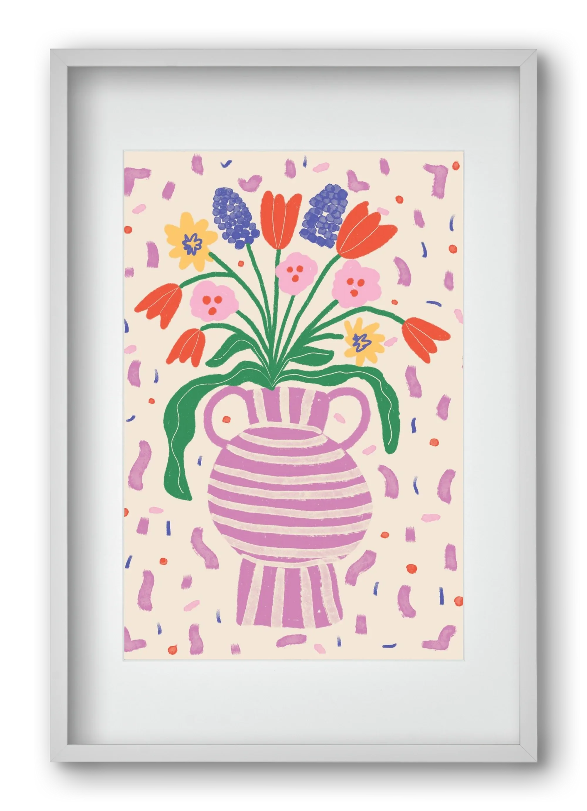 flowers in a vase - artbridge