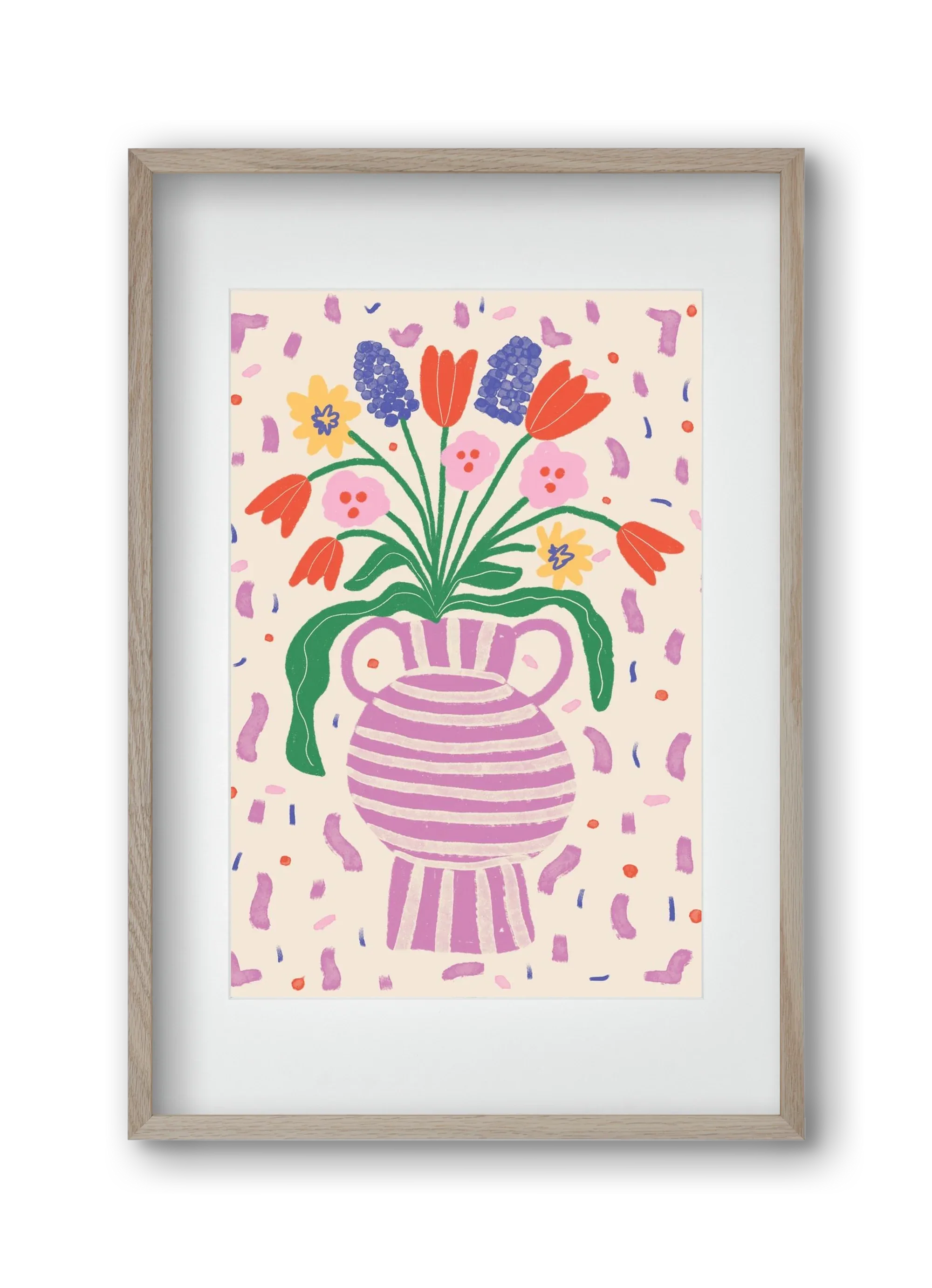 flowers in a vase - artbridge