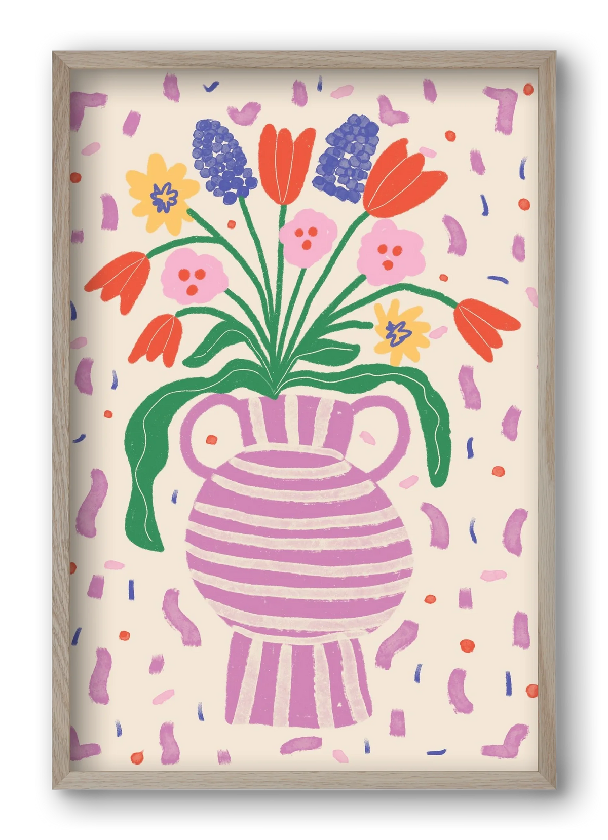 flowers in a vase - artbridge