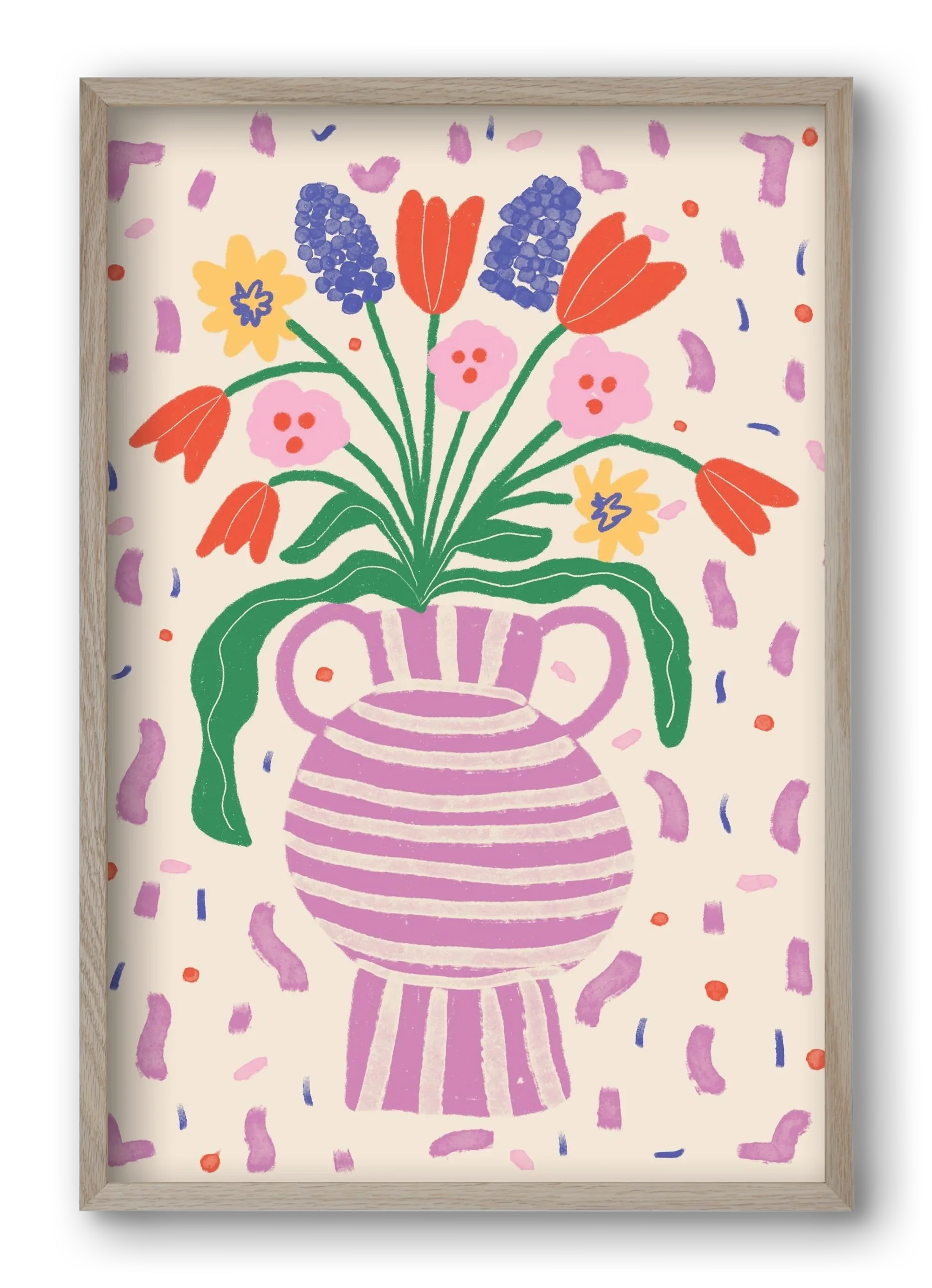 flowers in a vase - artbridge