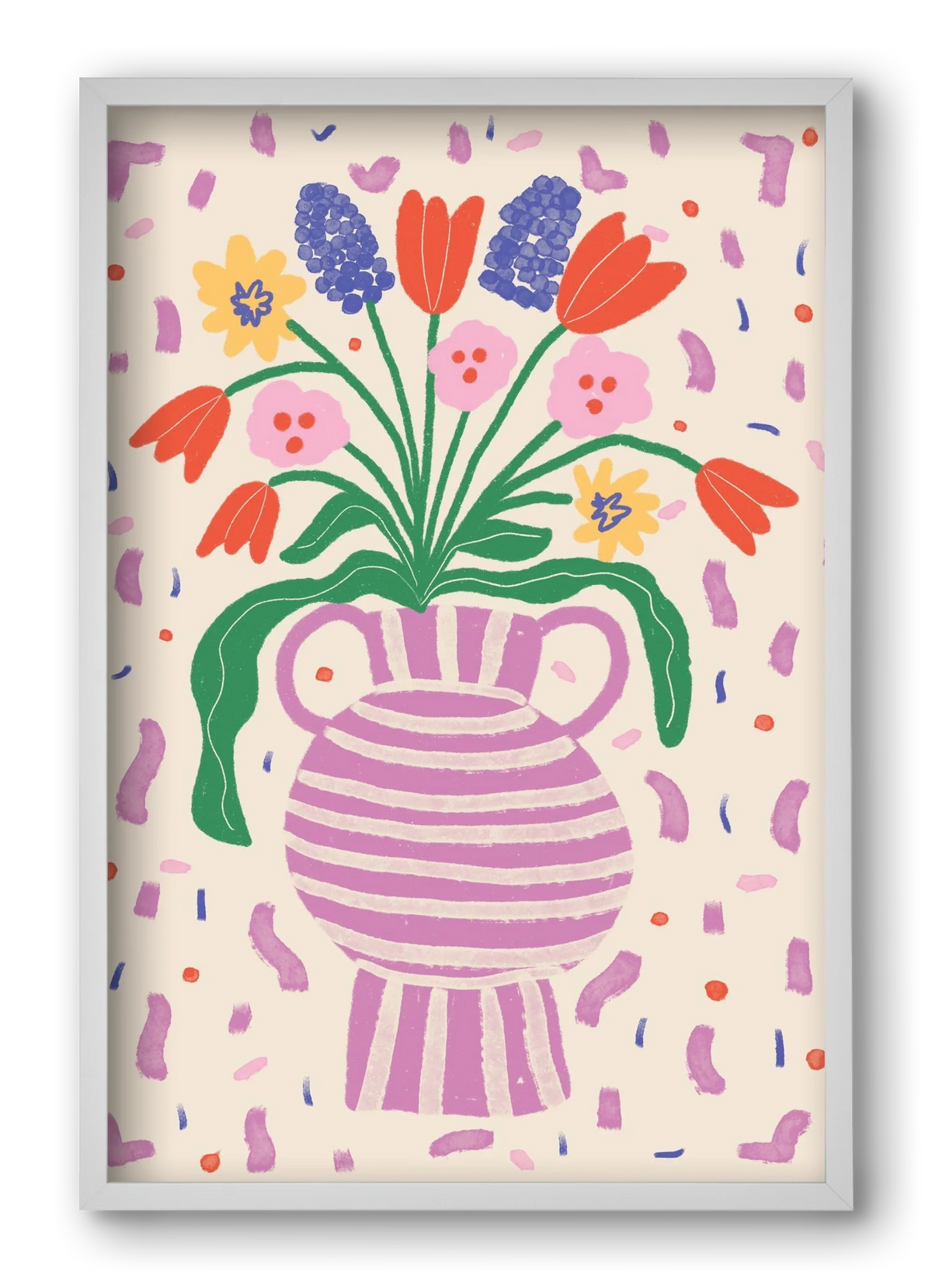 flowers in a vase - artbridge