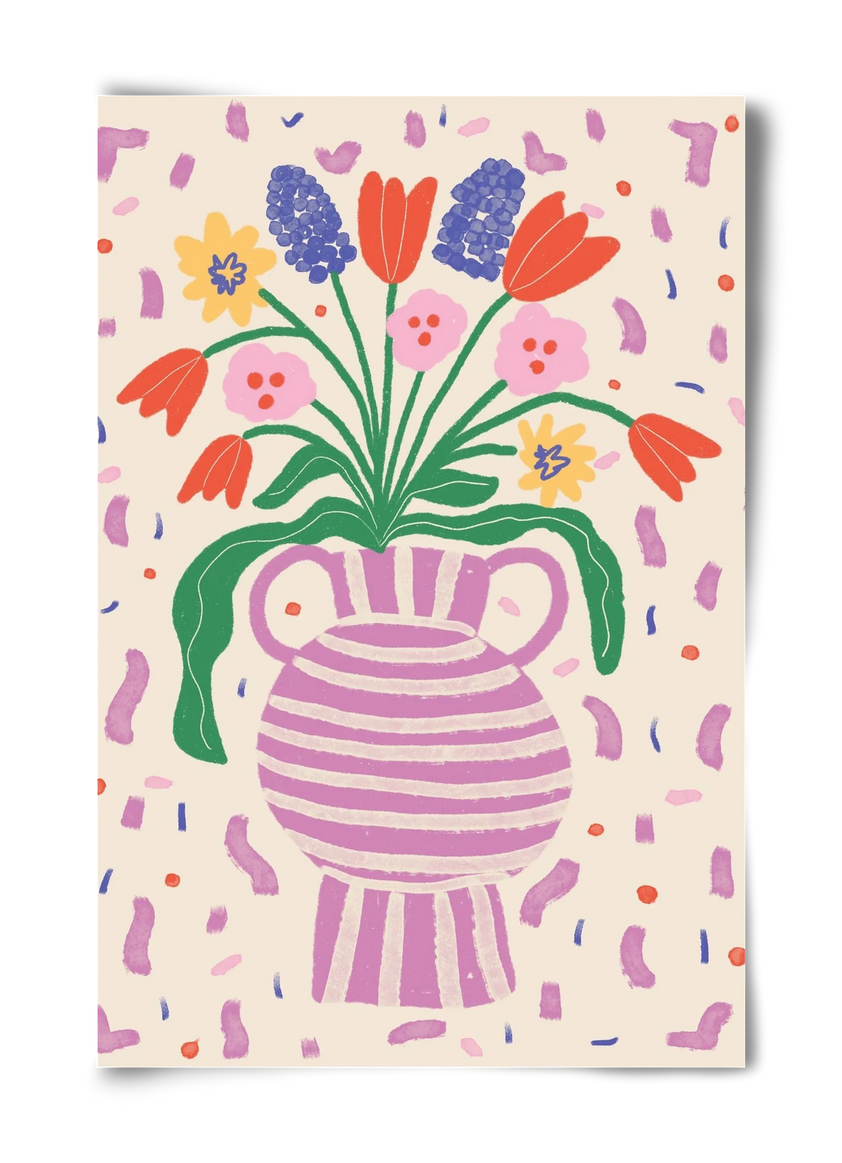 flowers in a vase - artbridge