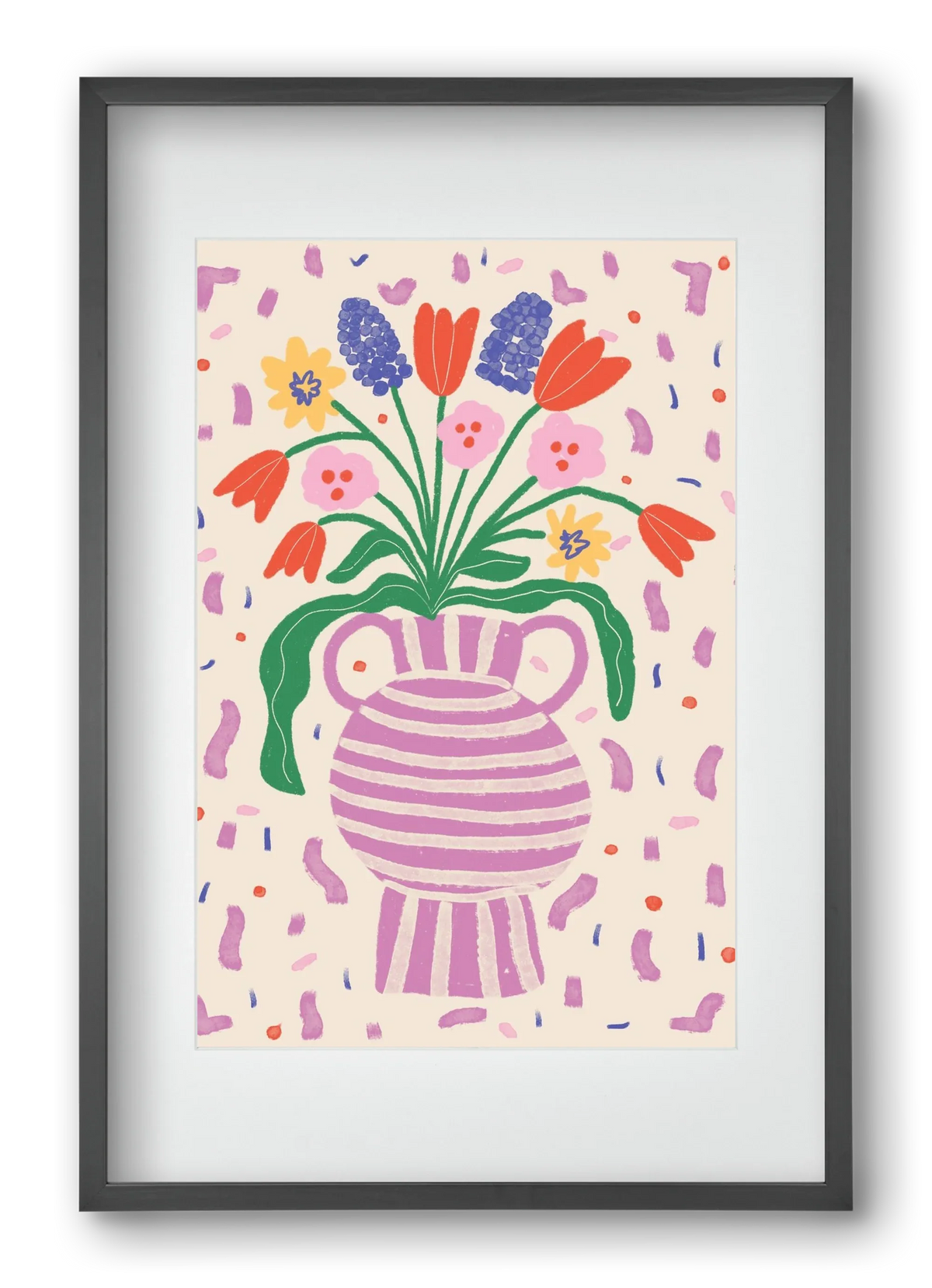 flowers in a vase - artbridge