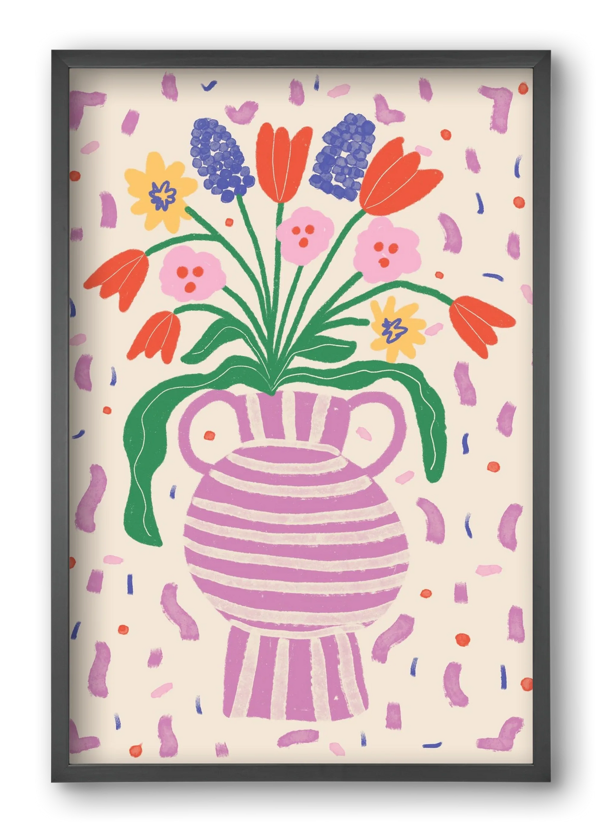 flowers in a vase - artbridge