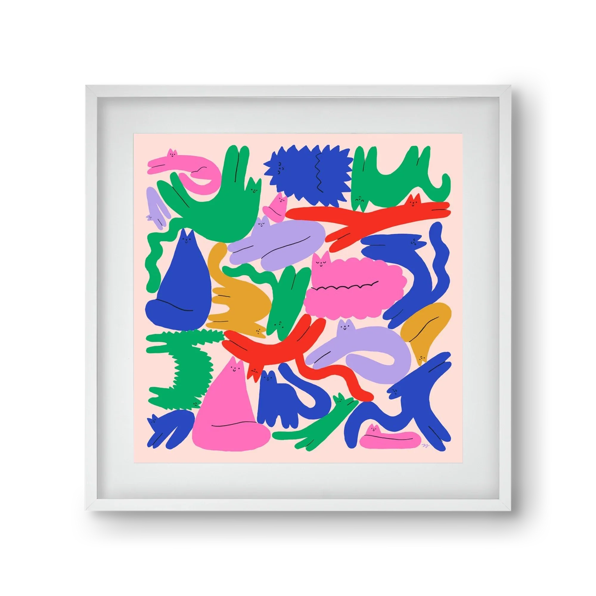 Colorful Cats - artbridge