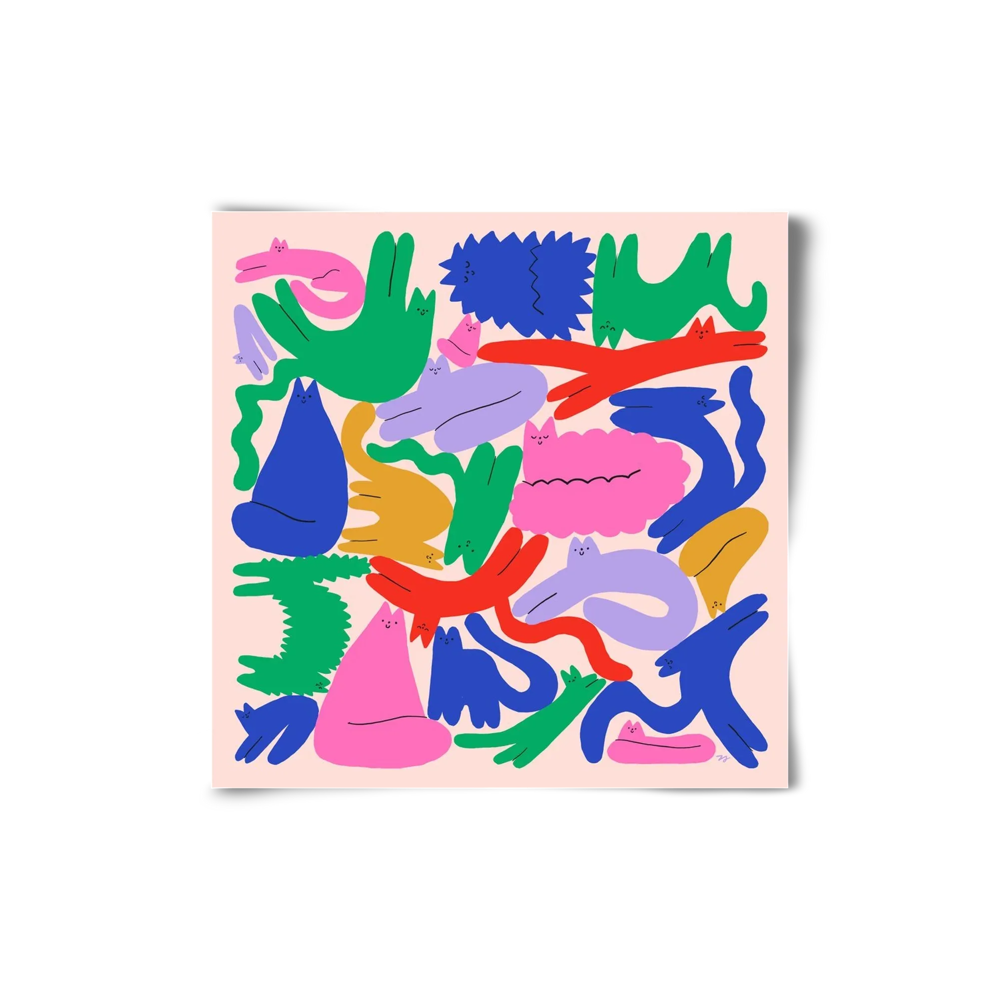 Colorful Cats - artbridge