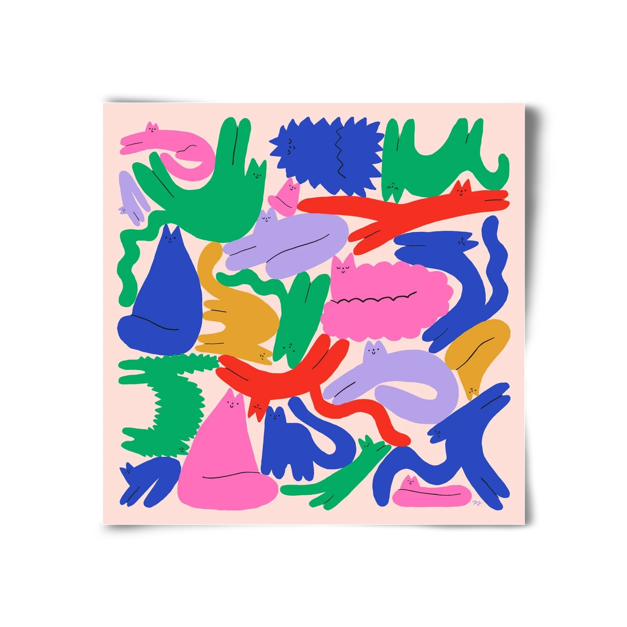 Colorful Cats - artbridge
