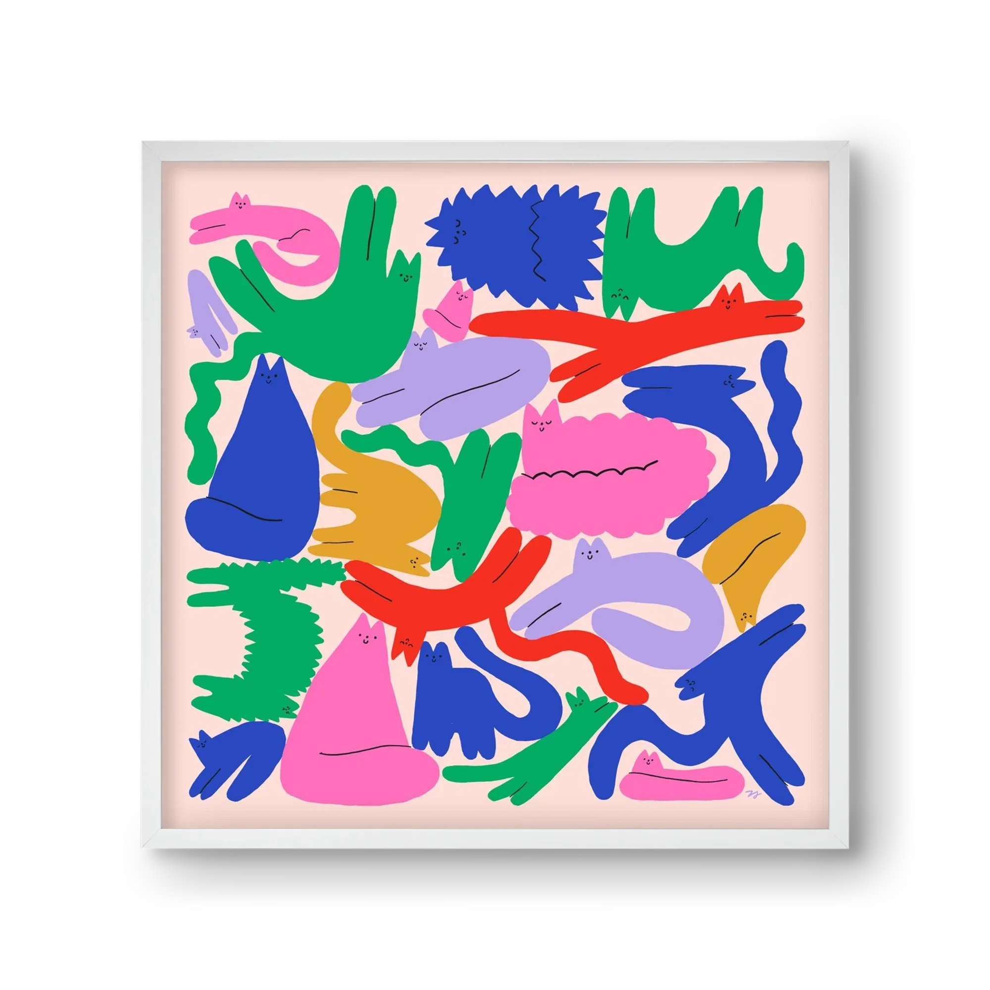 Colorful Cats - artbridge