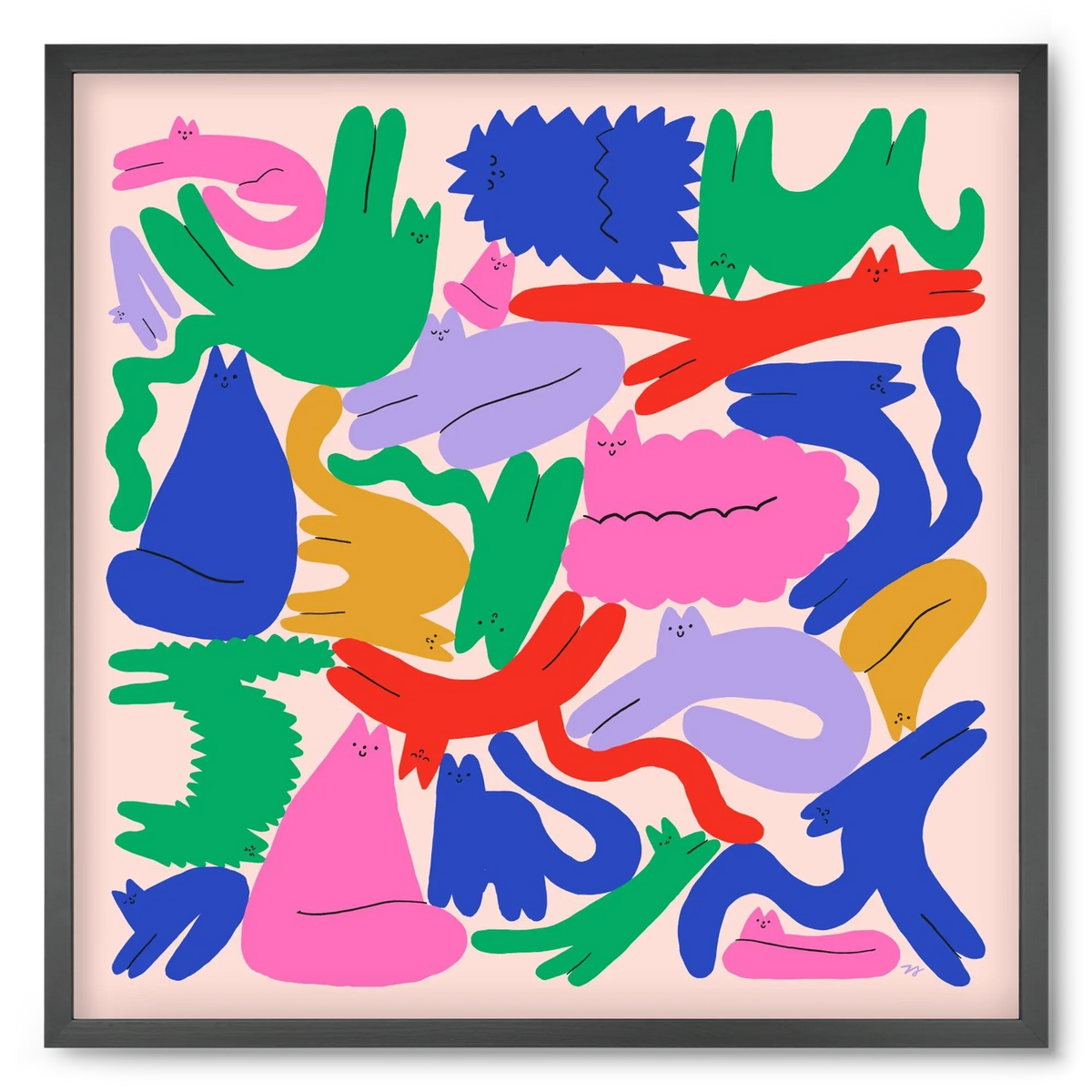 Colorful Cats - artbridge