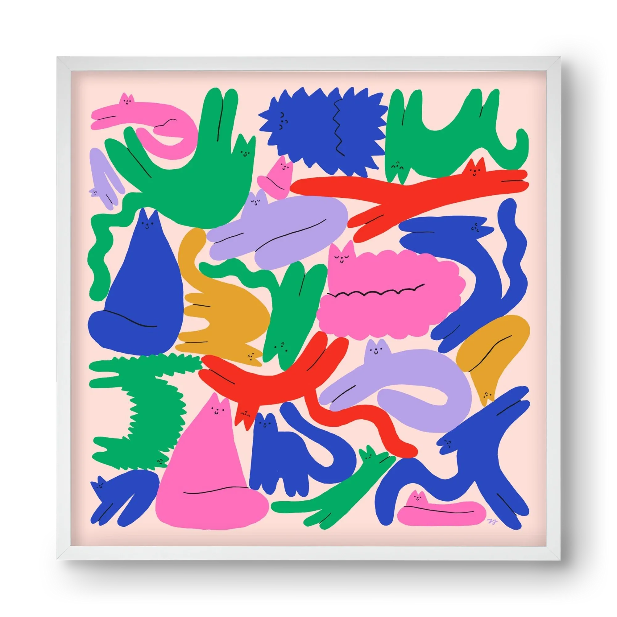 Colorful Cats - artbridge