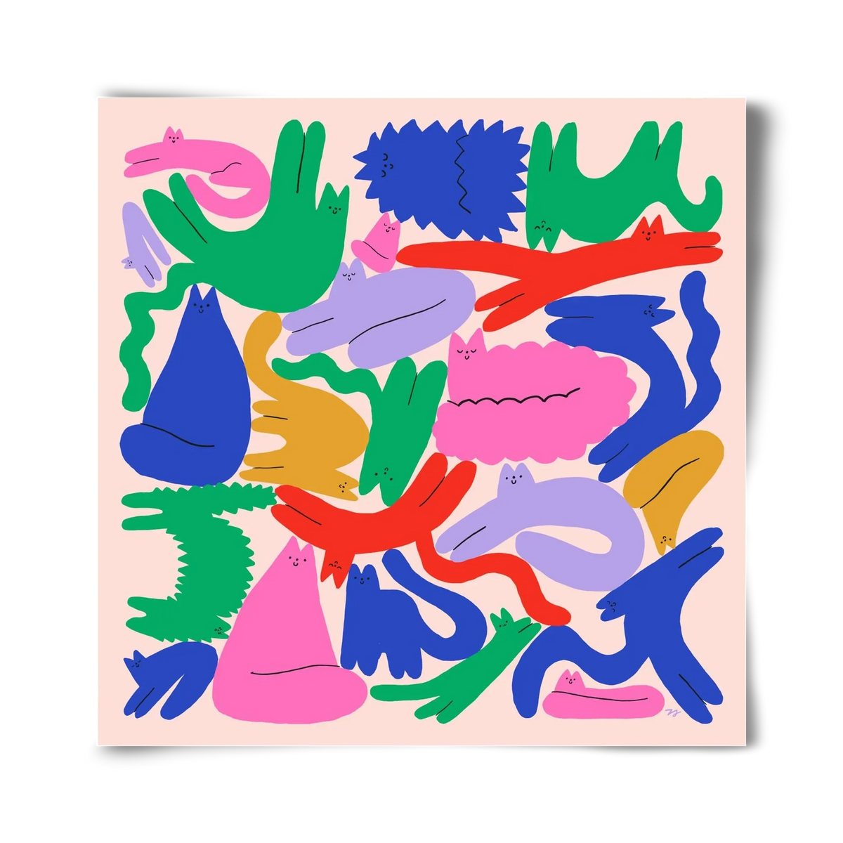 Colorful Cats - artbridge