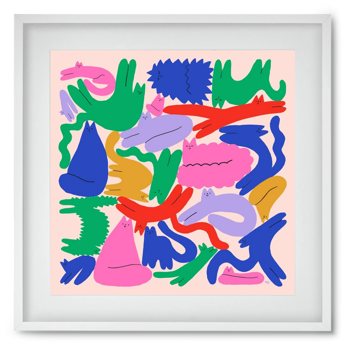 Colorful Cats - artbridge
