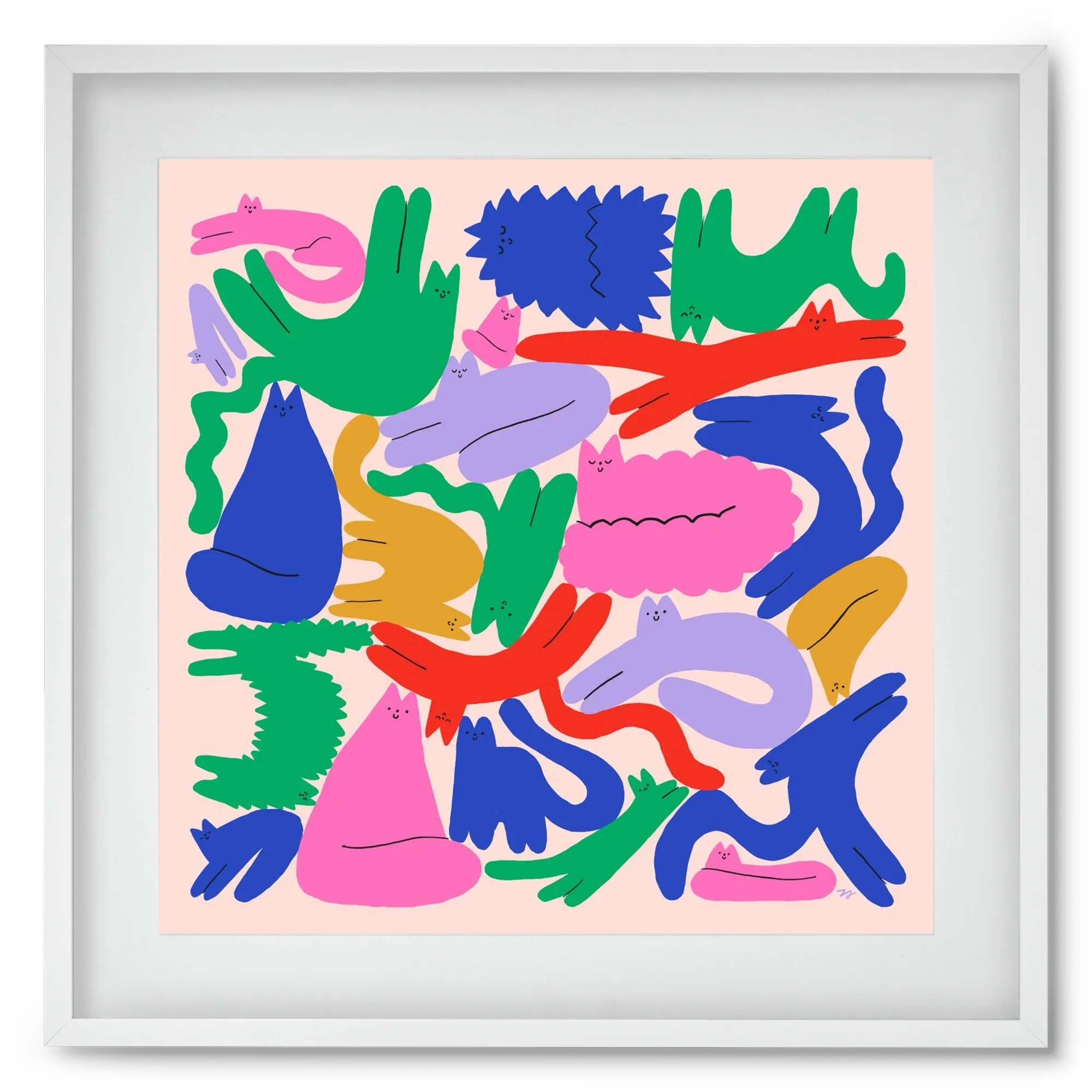 Colorful Cats - artbridge