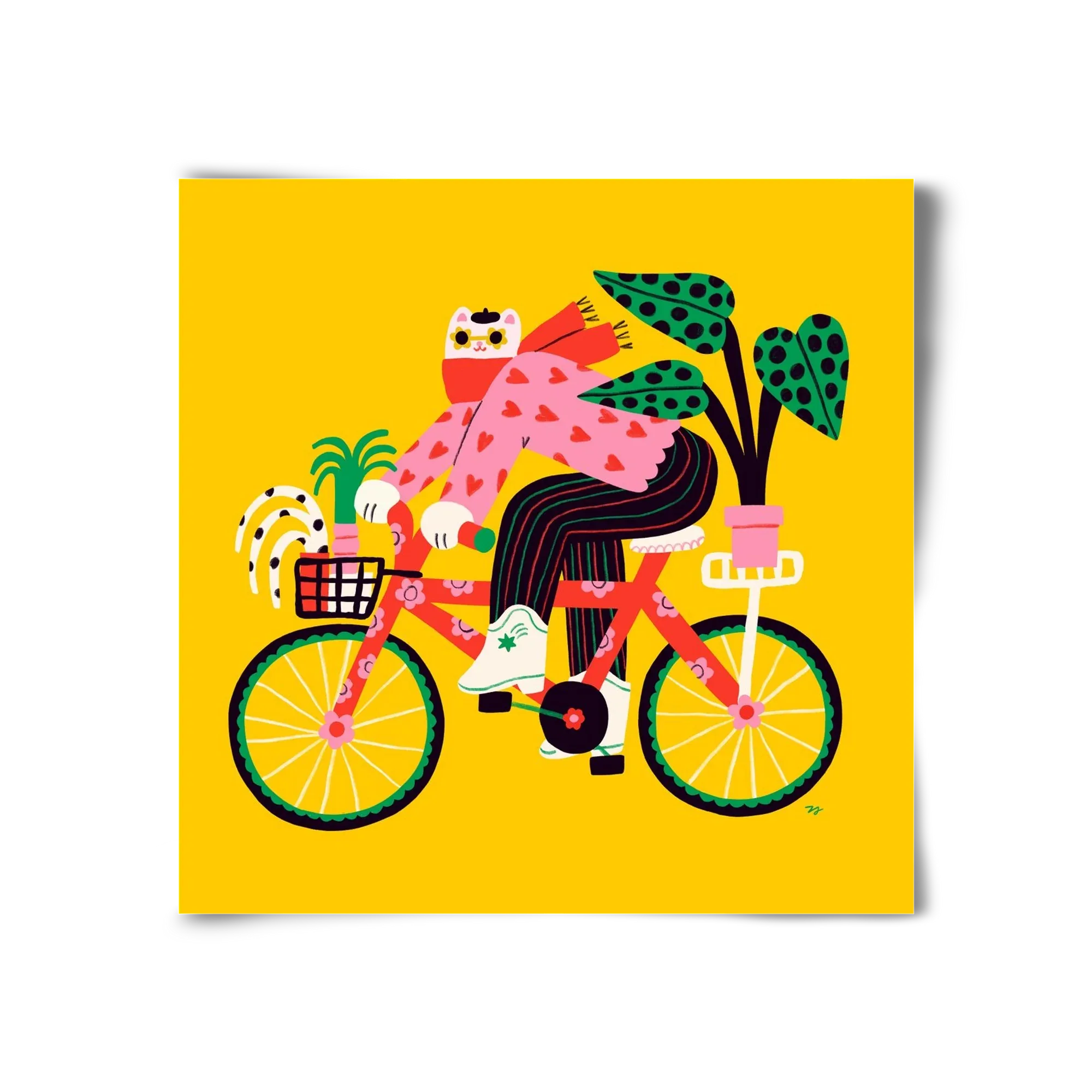 Biking Cat - artbridge