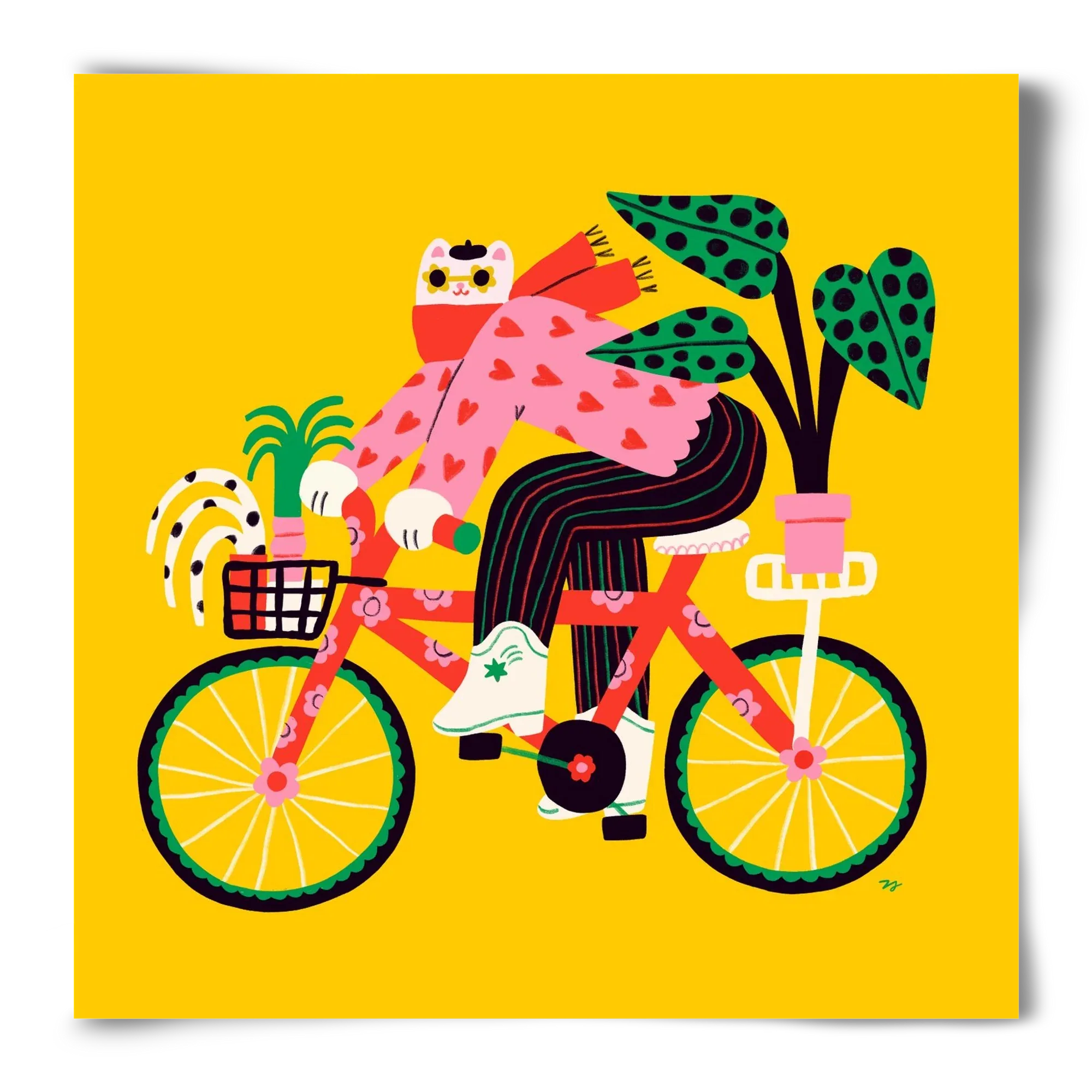 Biking Cat - artbridge