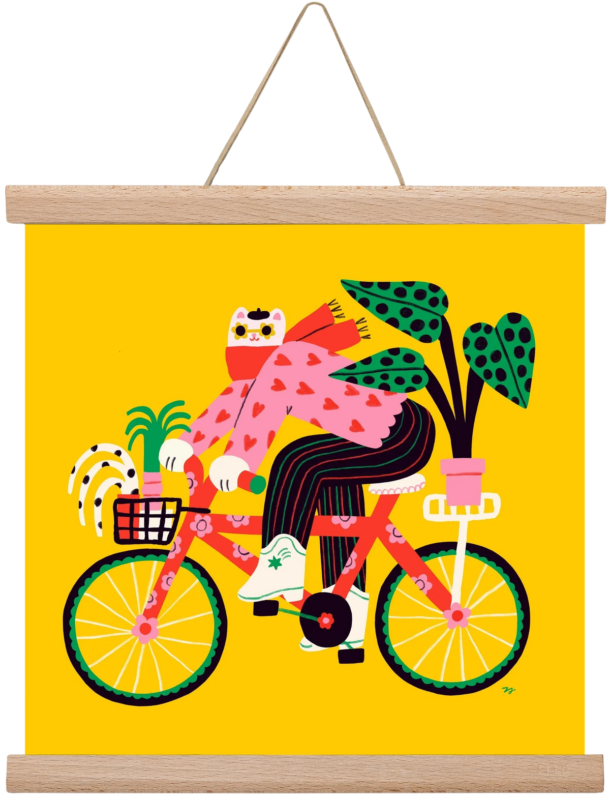 Biking Cat - artbridge