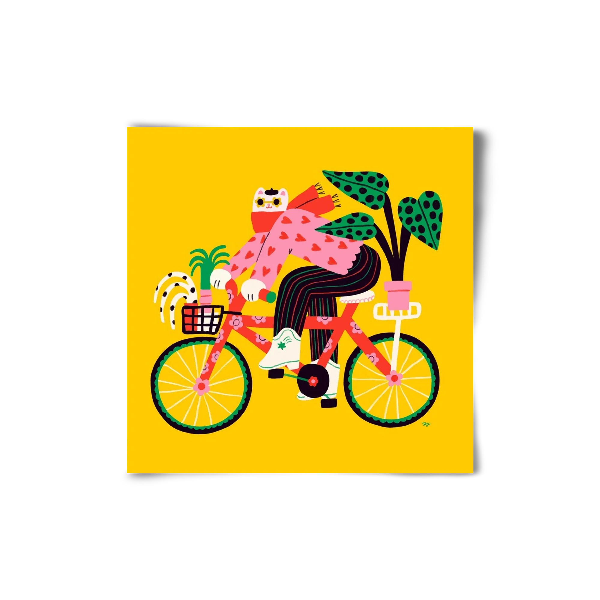 Biking Cat - artbridge