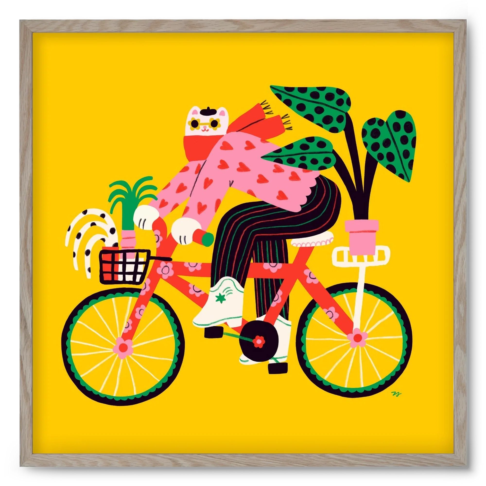 Biking Cat - artbridge
