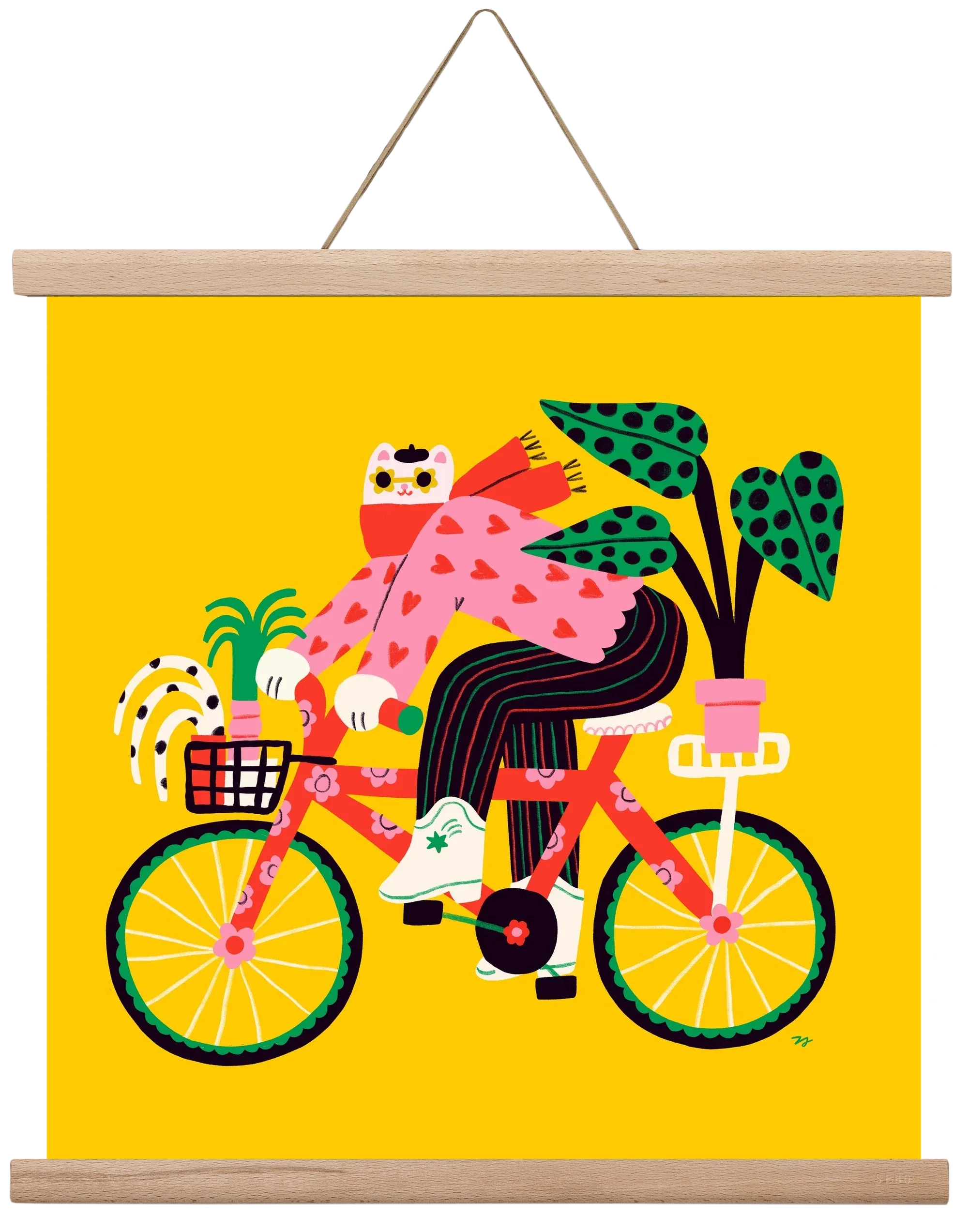Biking Cat - artbridge